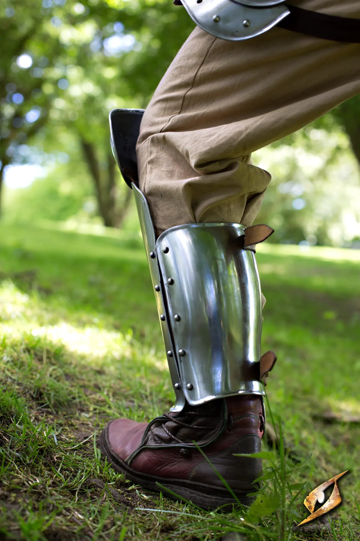 Enclosed Leg Protection - Polished Steel