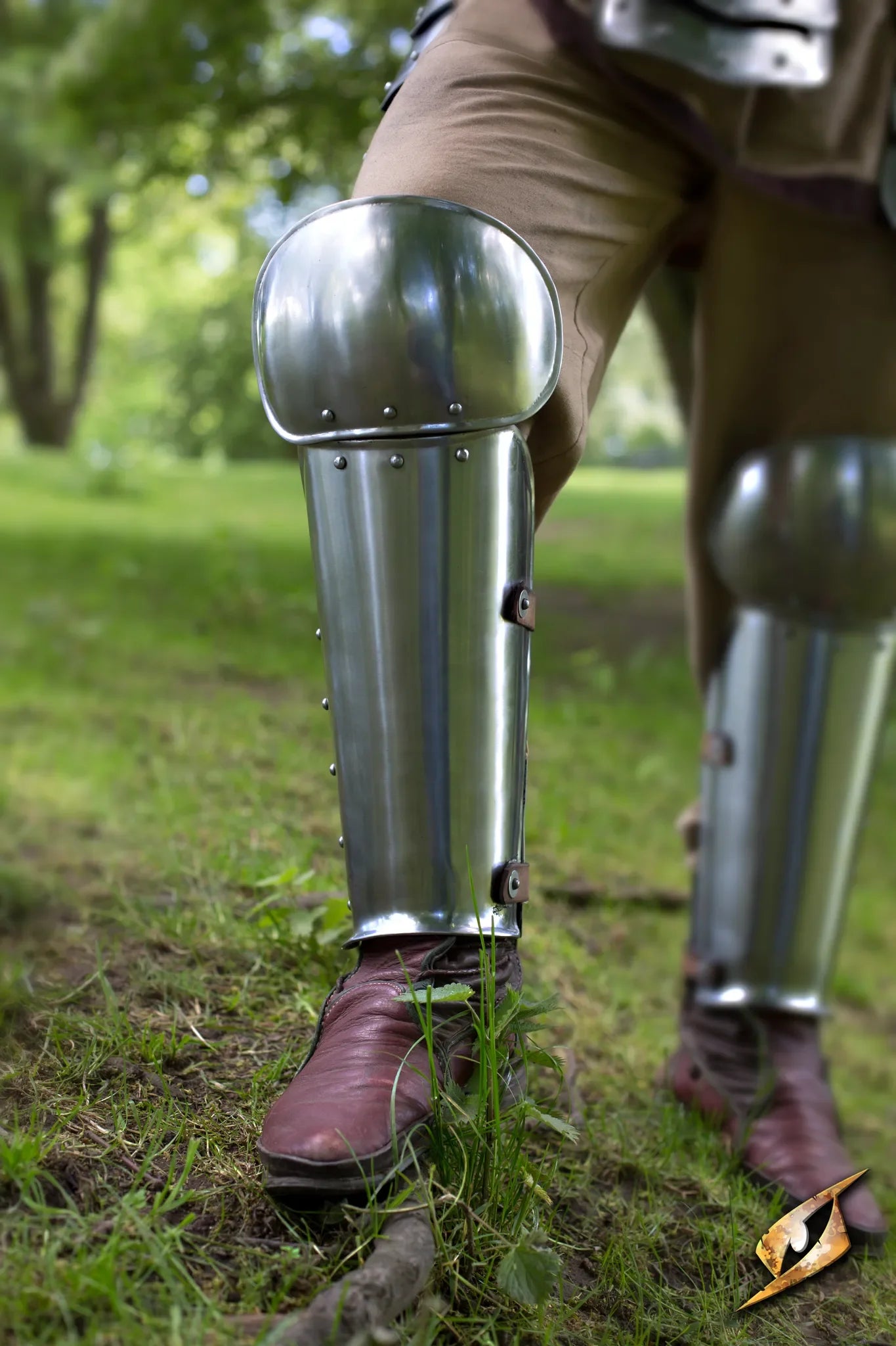 Enclosed Leg Protection - Polished Steel