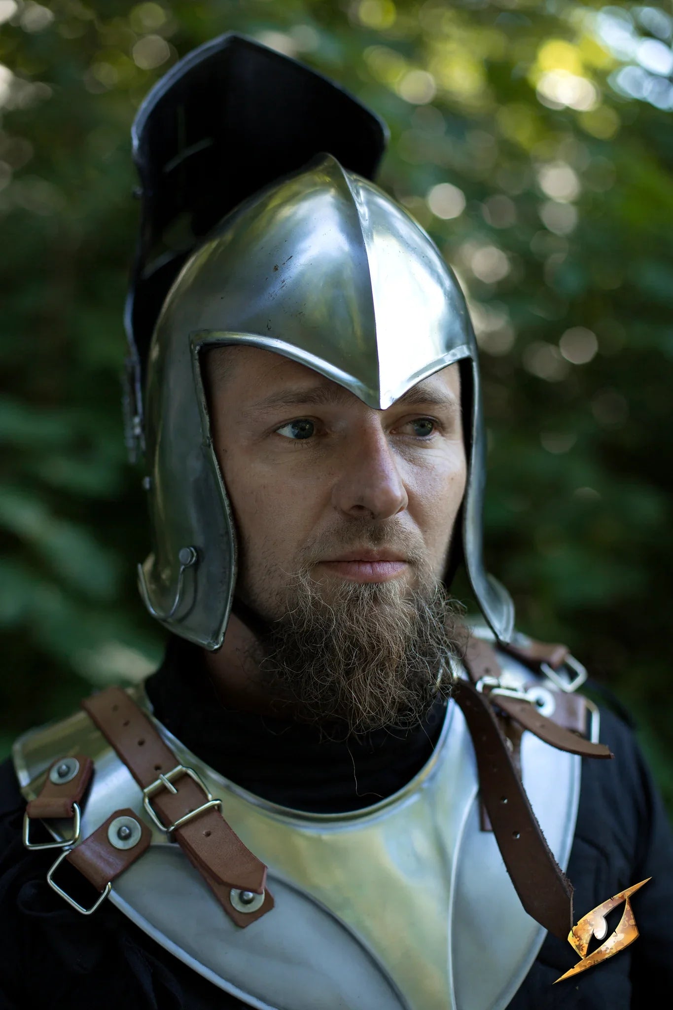 Visored Barbuta