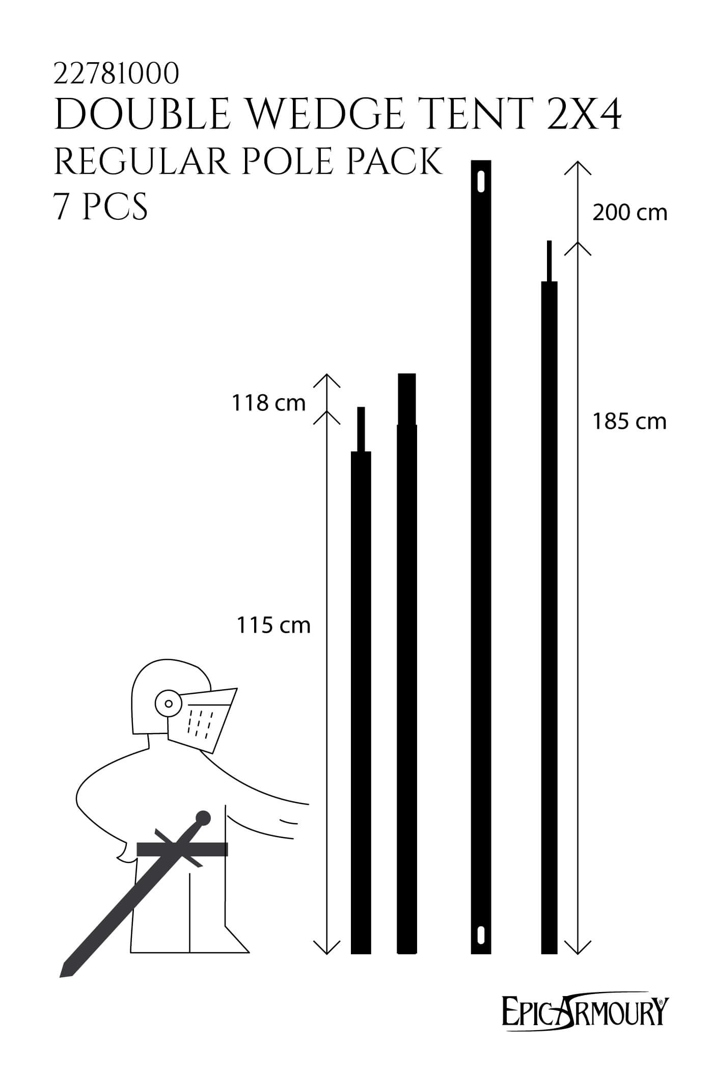 Double Wedge Pole Pack