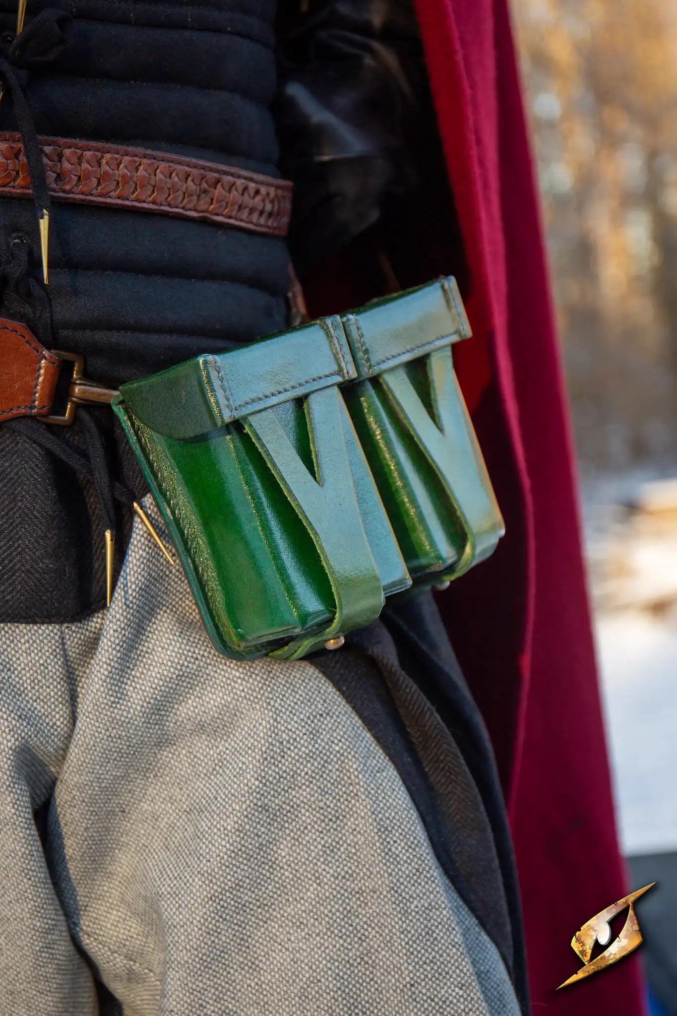 Hard Pouch For Sword Belt