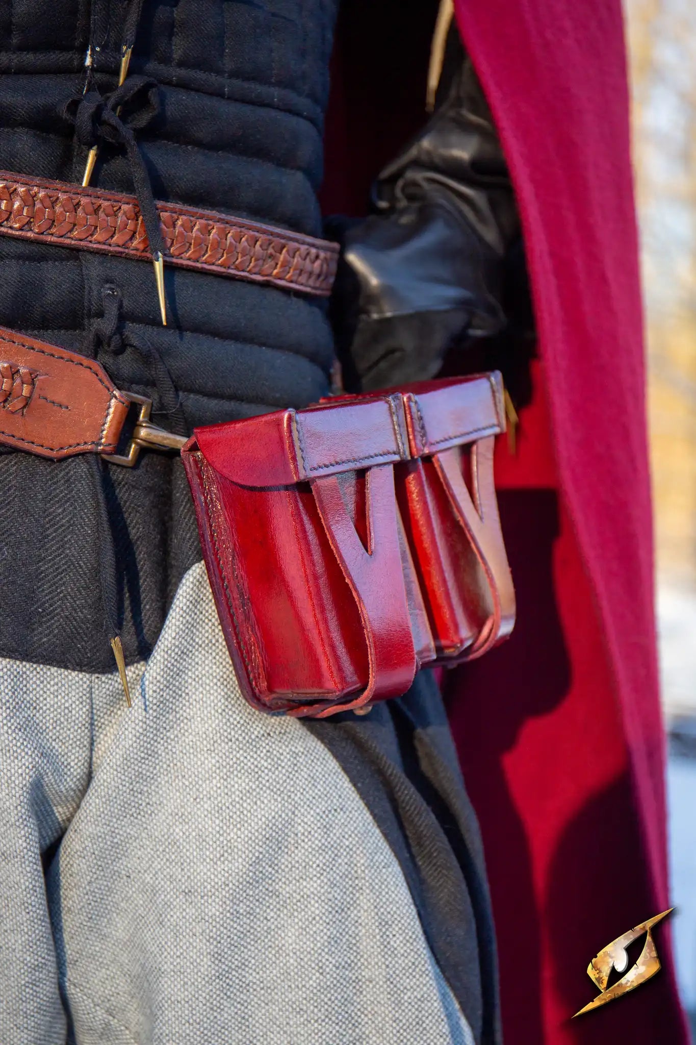 Hard Pouch For Sword Belt