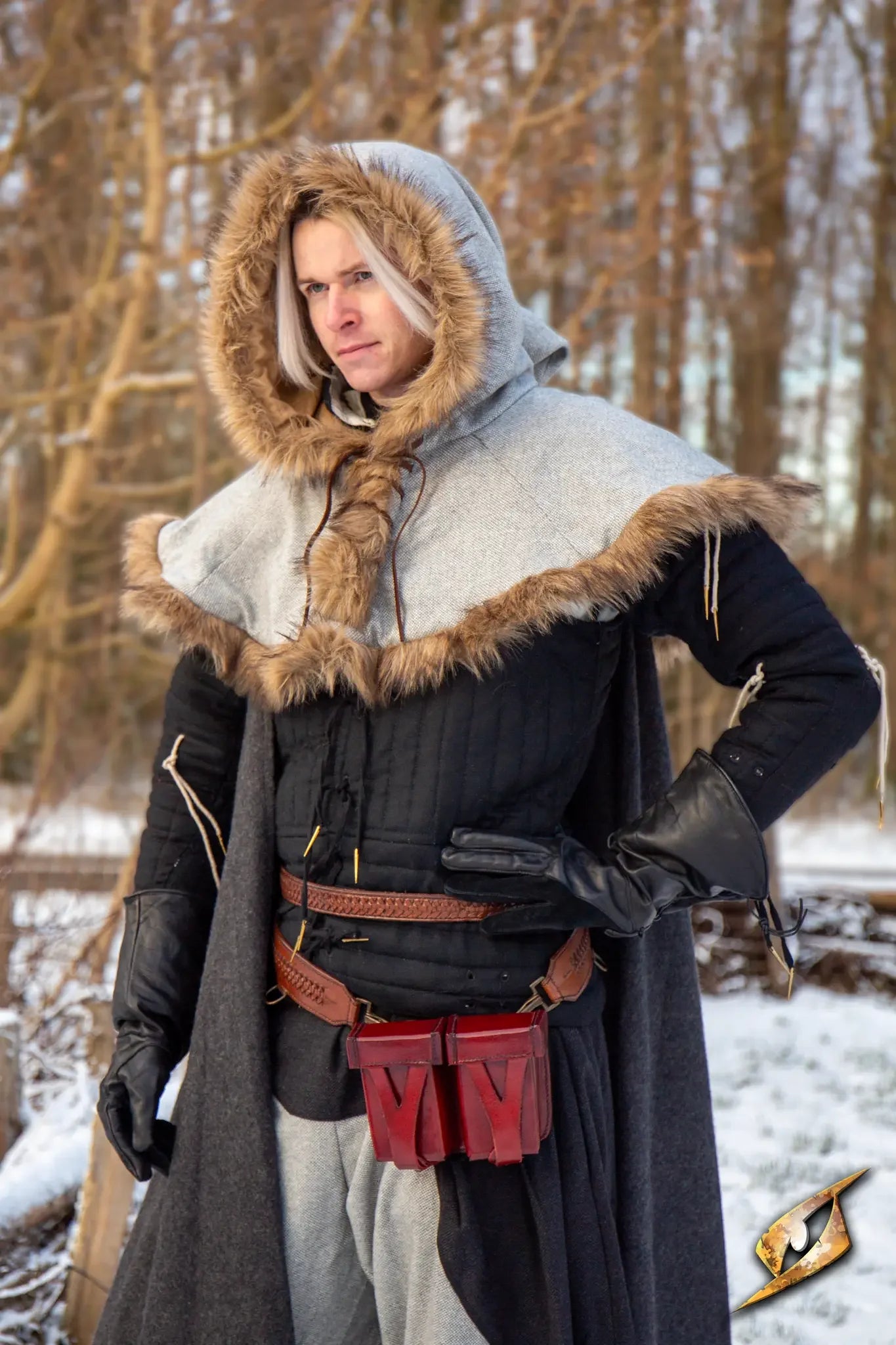 Hard Pouch For Sword Belt