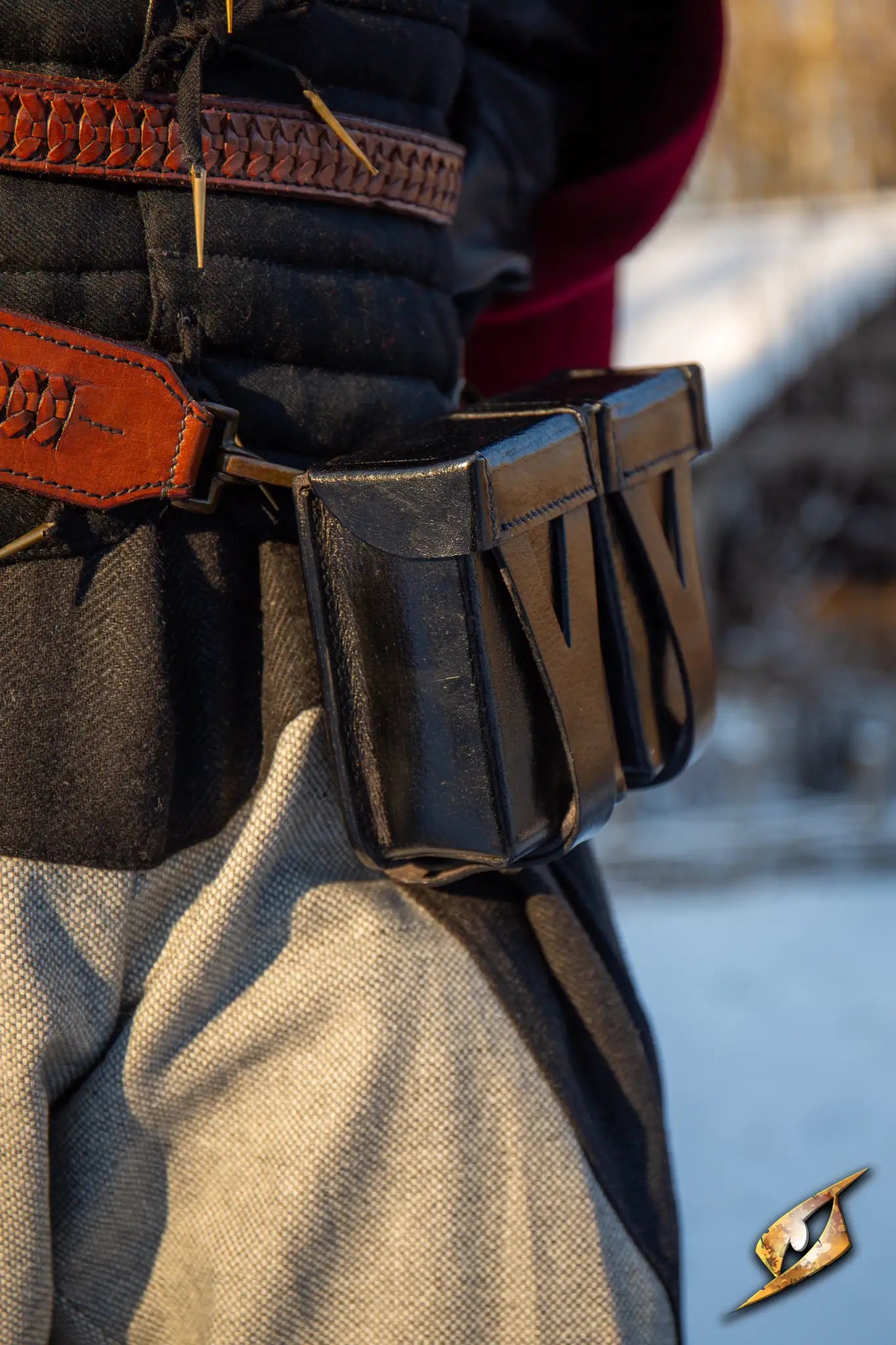 Hard Pouch For Sword Belt