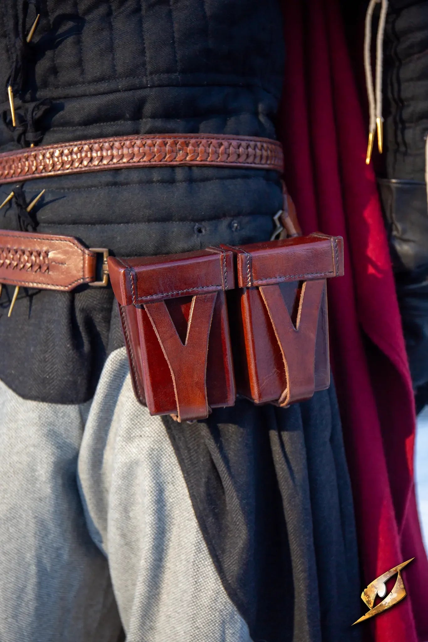 Hard Pouch For Sword Belt