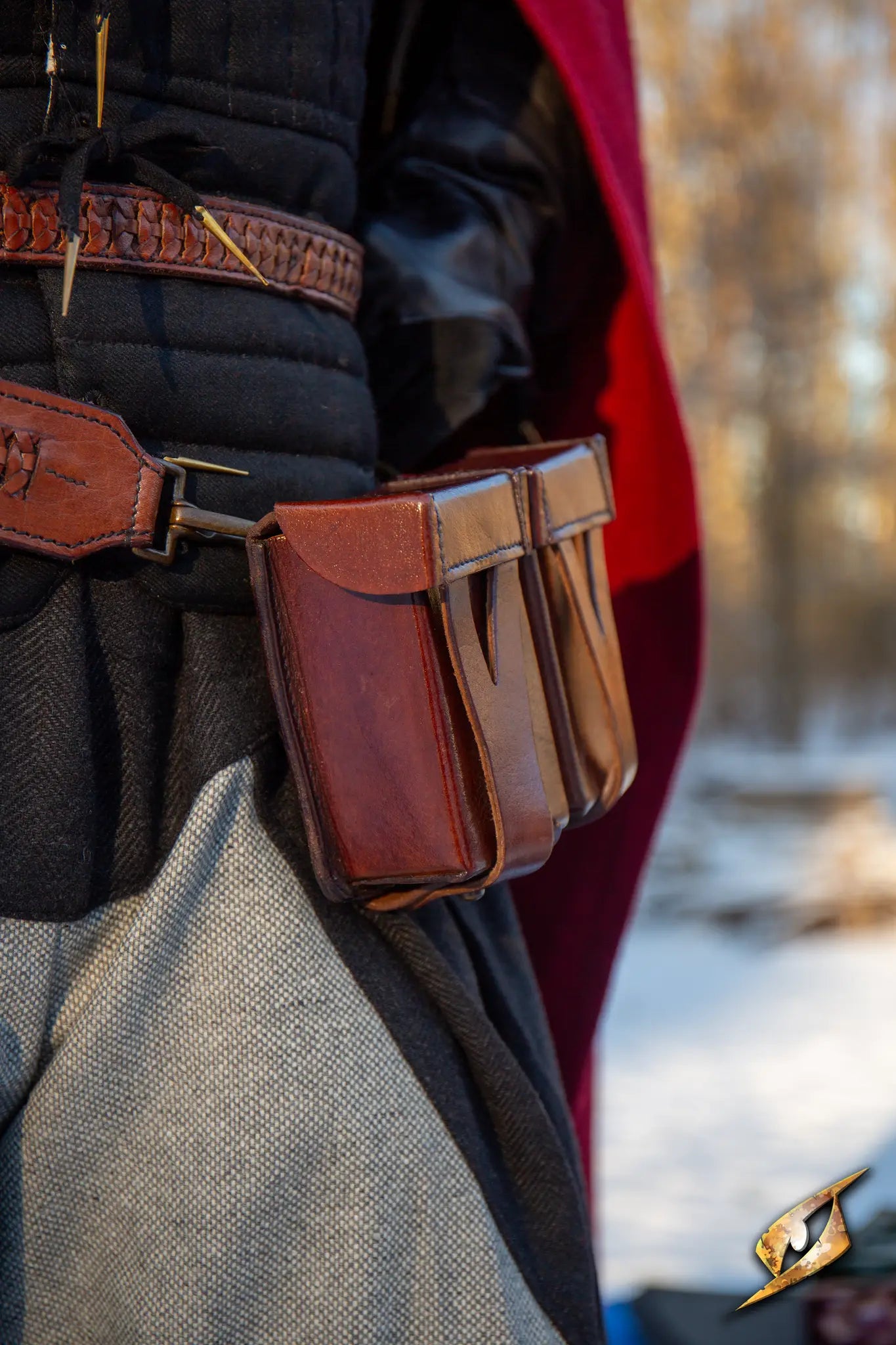 Hard Pouch For Sword Belt