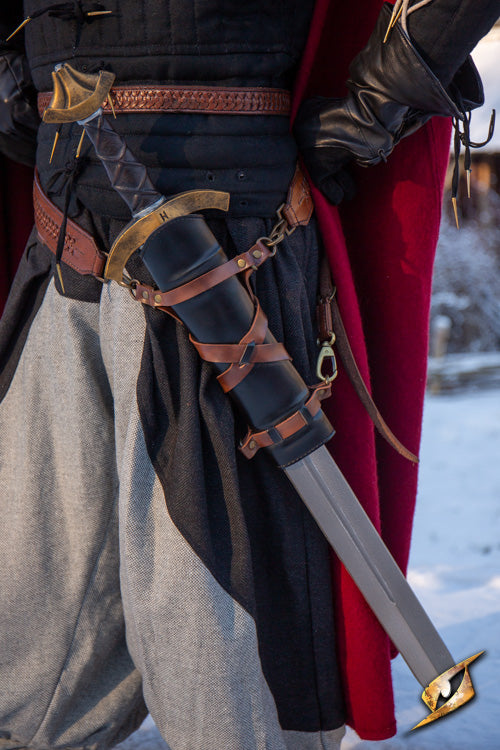 Sword Belt Hanger - Faux Leather