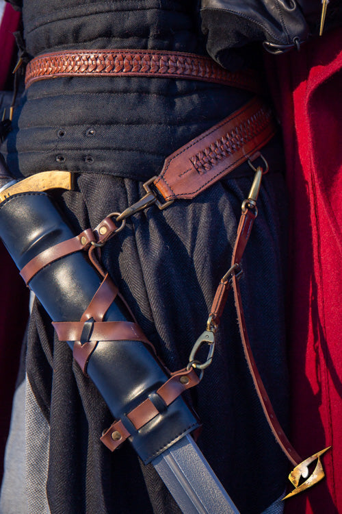 Sword Belt Hanger - Faux Leather