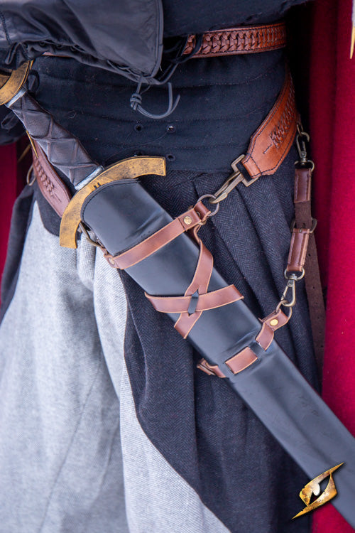 Sword Belt Scabbard - Faux Leather