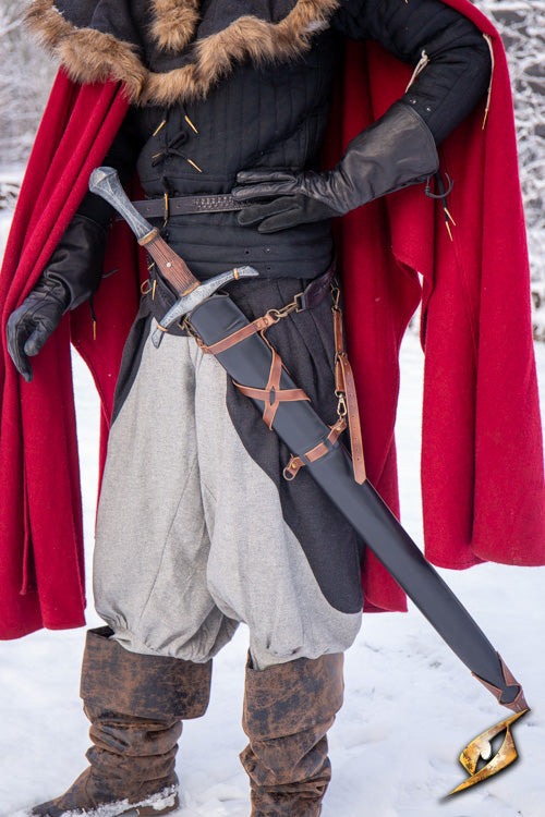 Sword Belt Scabbard - Faux Leather