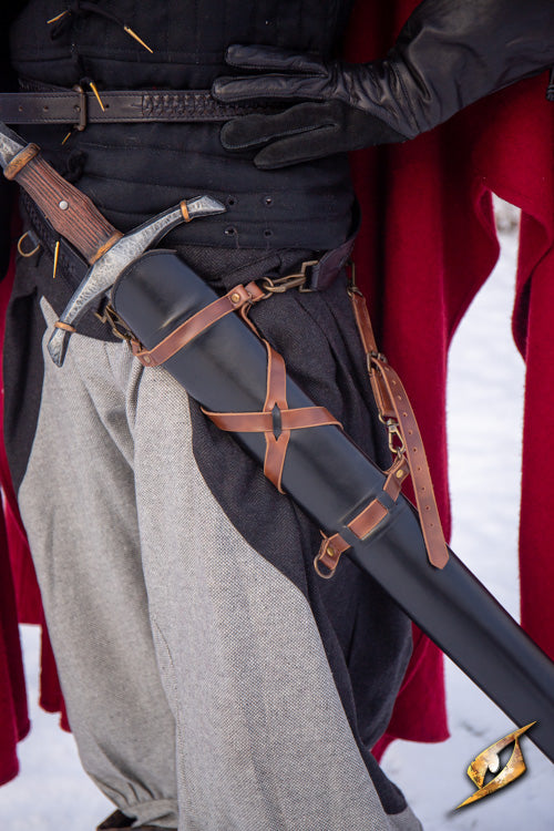 Sword Belt Scabbard - Faux Leather