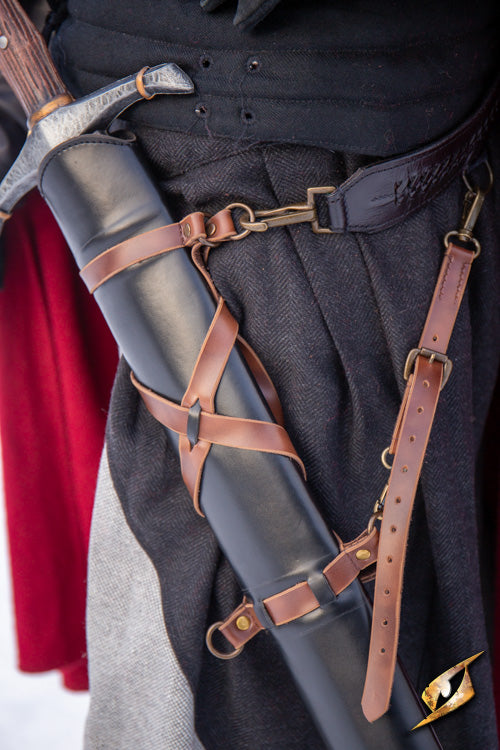 Sword Belt Scabbard - Faux Leather