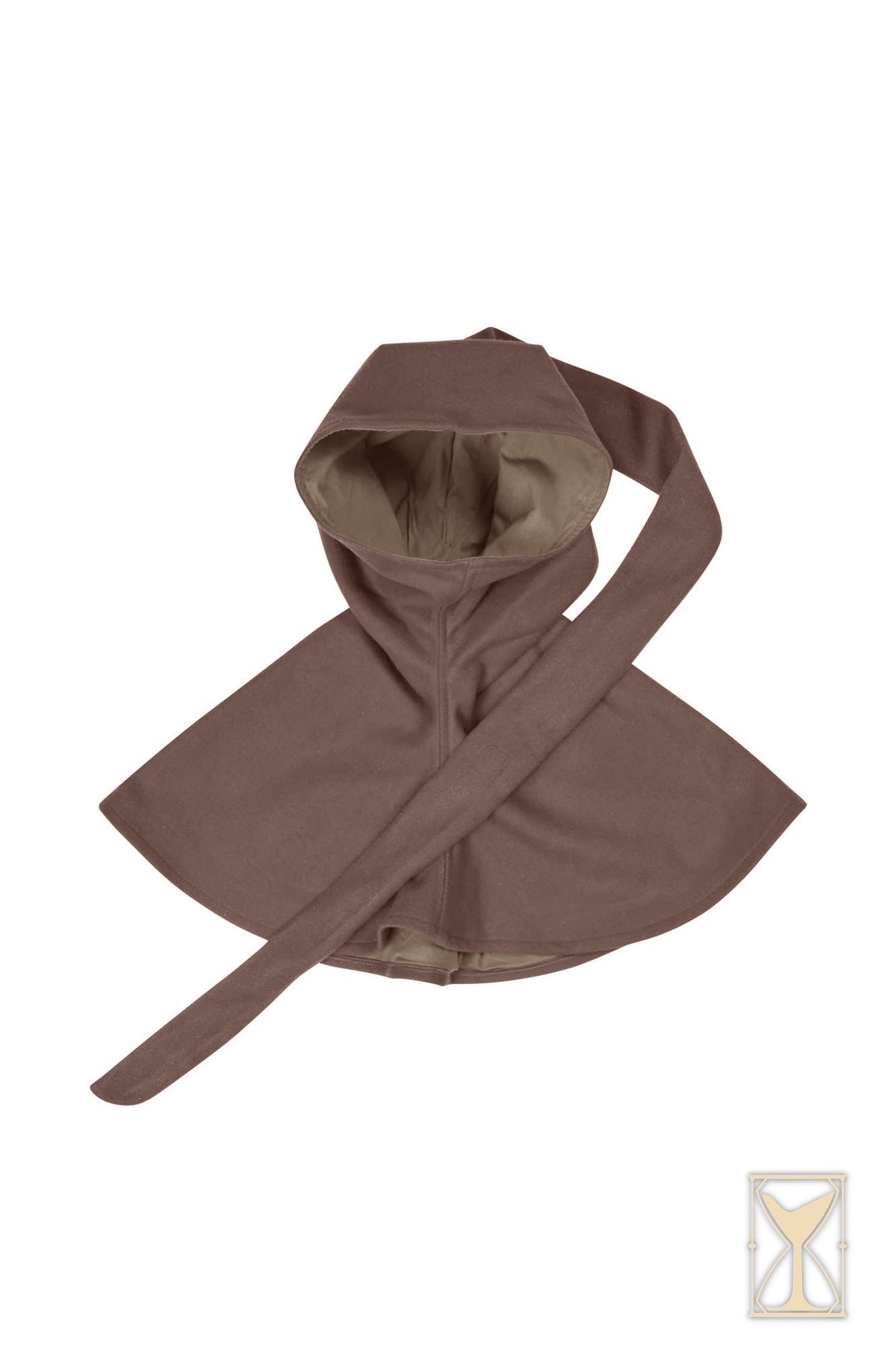 Simple Liripipe Hood - Brushed Wool