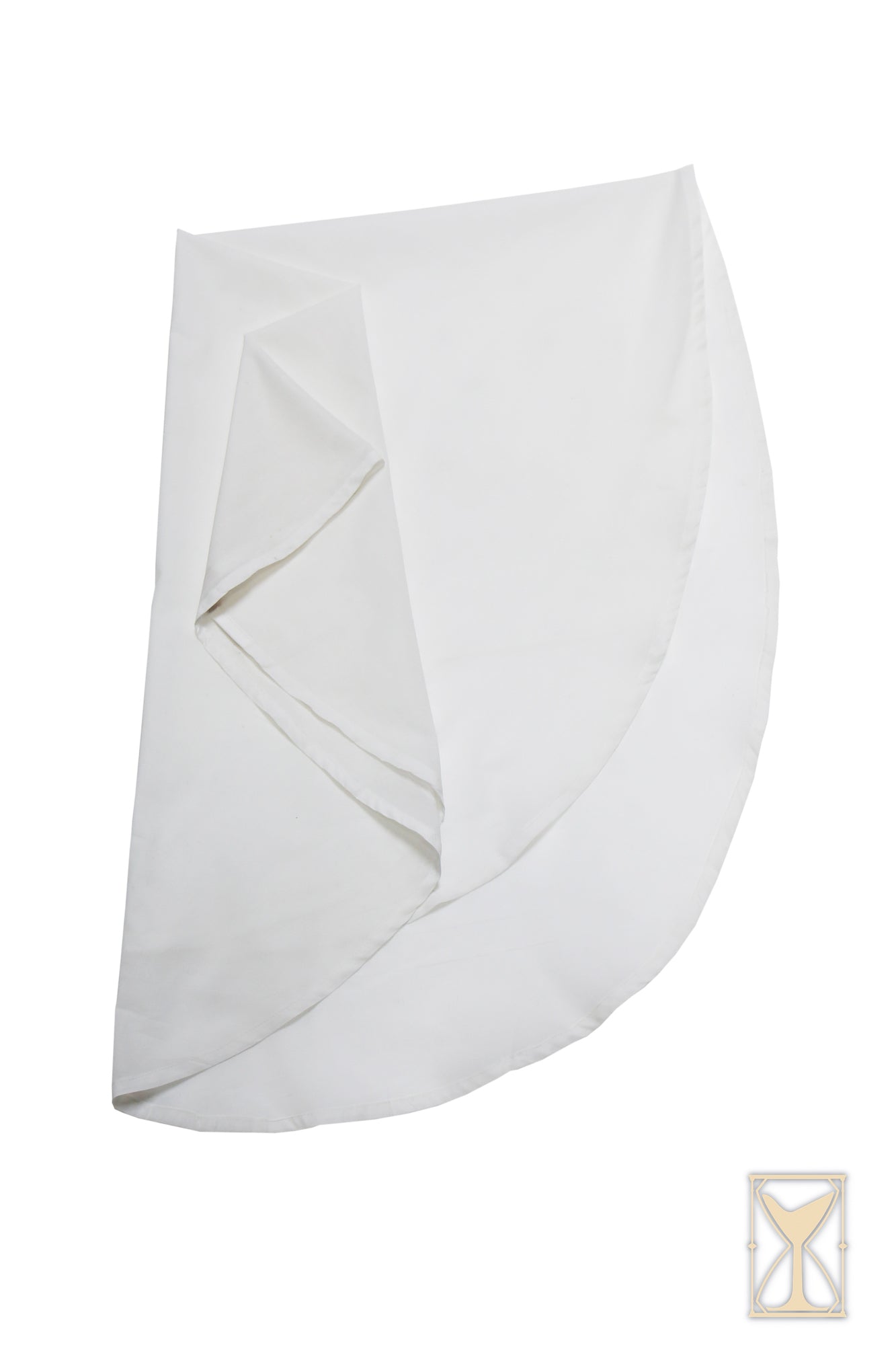Oval veil - Natural