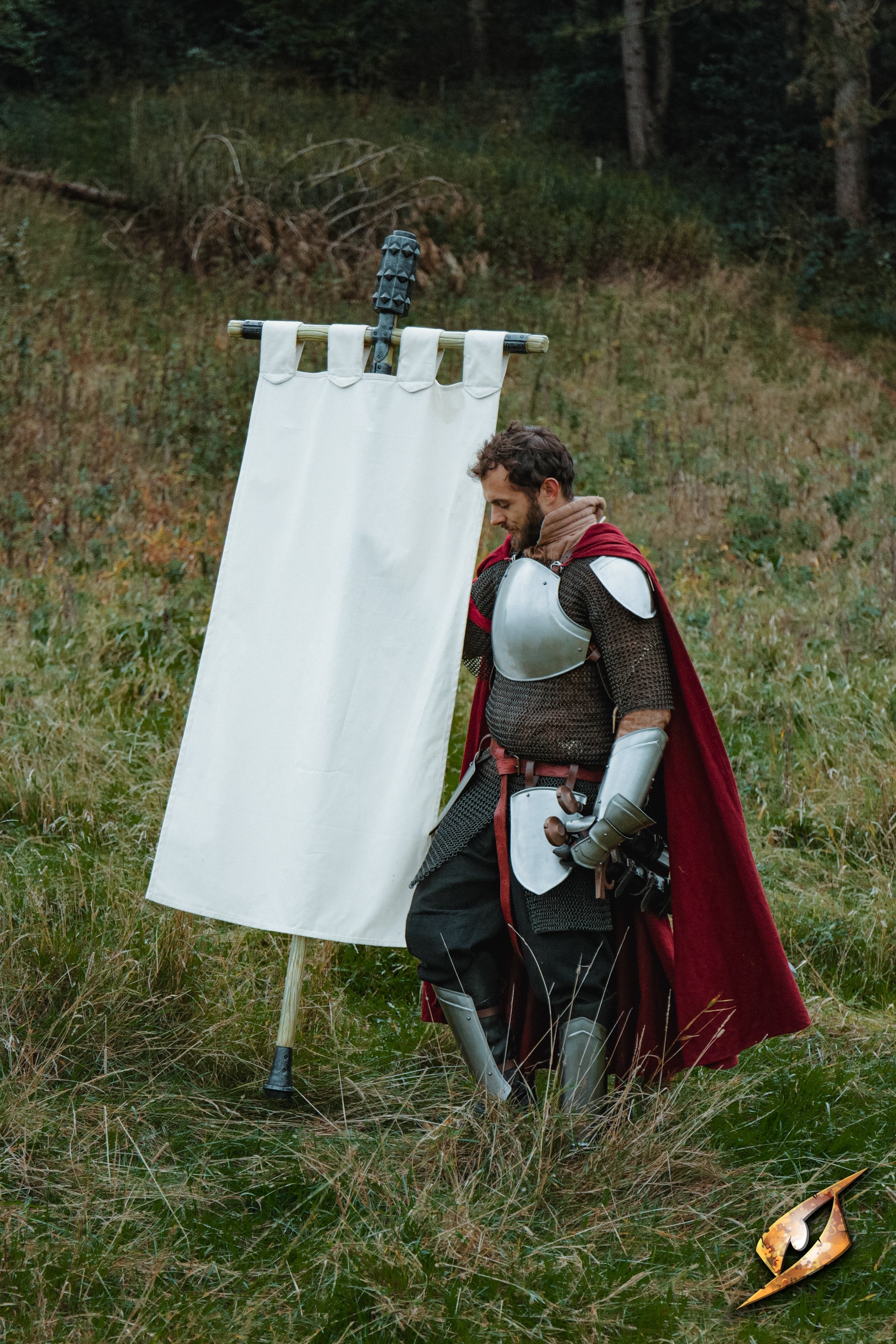 Complete Battle Standard Set - Spiked Mace Top