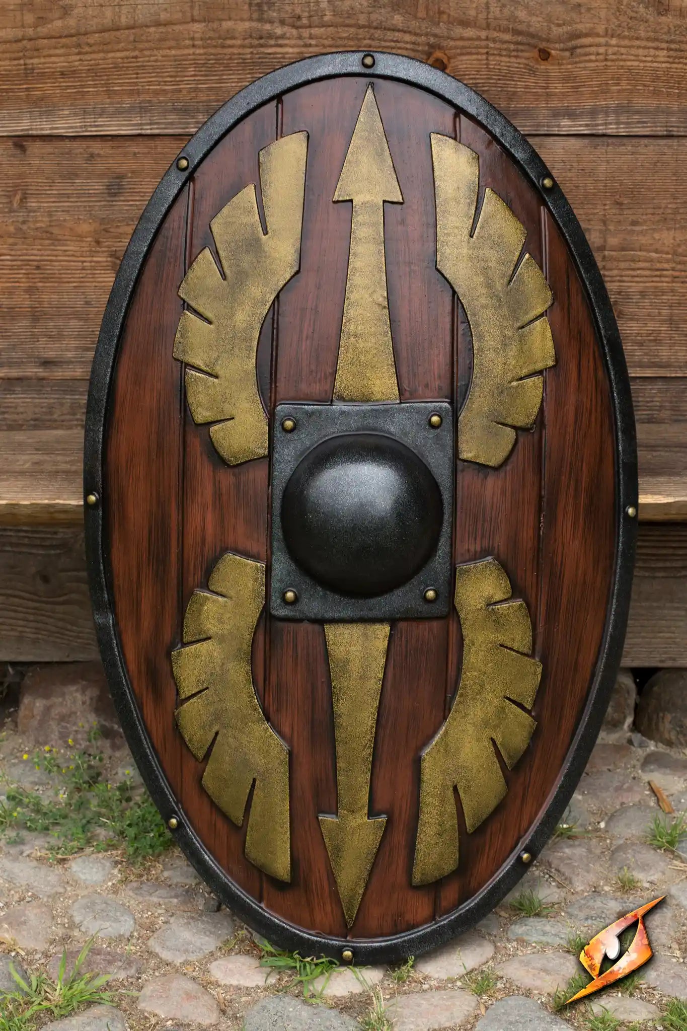 Oval Scutum Shield
