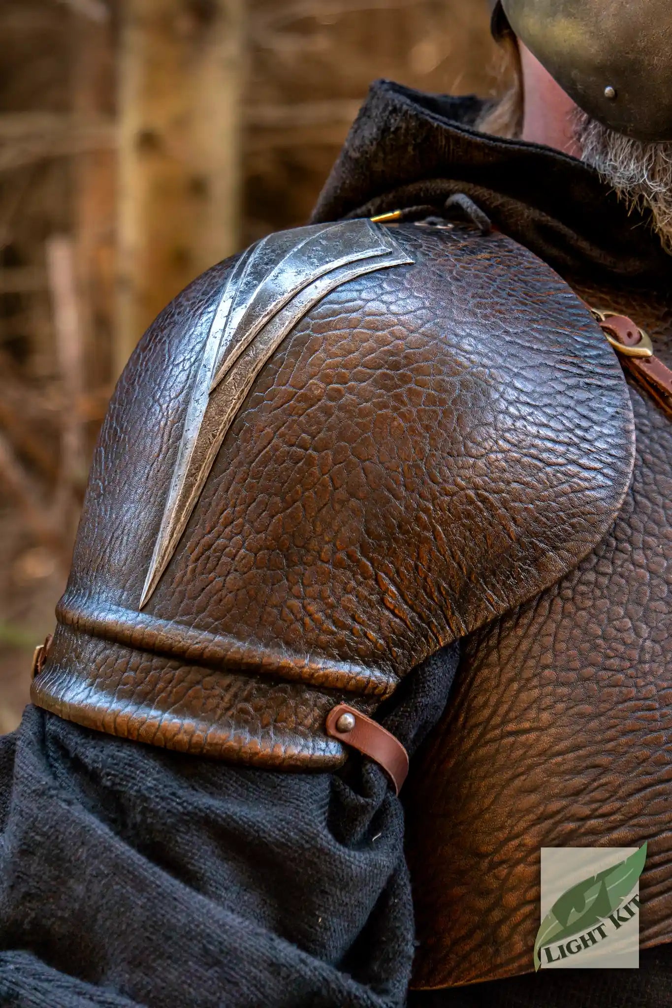 Barbarian Pauldrons PU - One size
