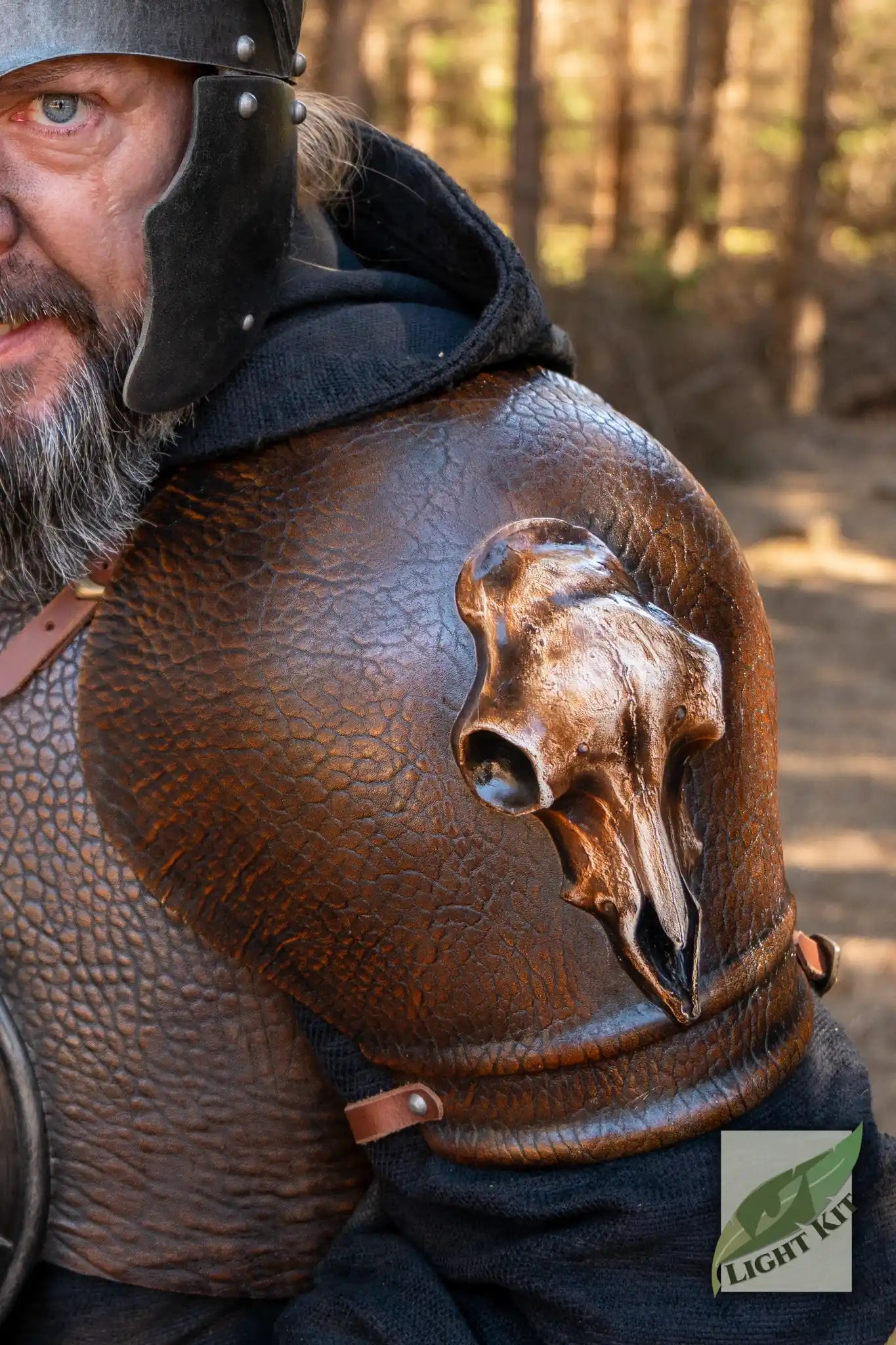 Barbarian Pauldrons PU - One size