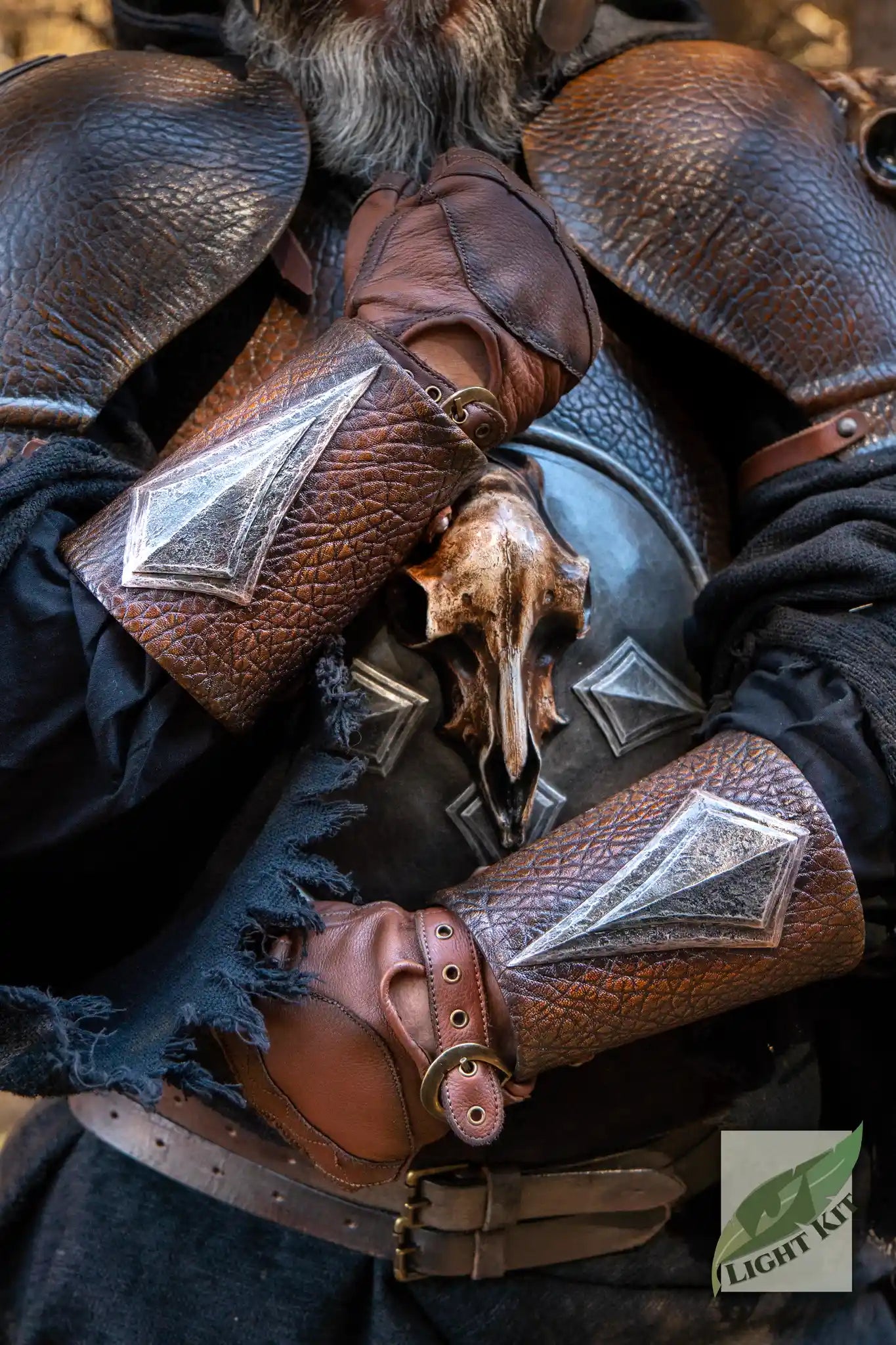 Barbarian Vambraces PU - L/XL