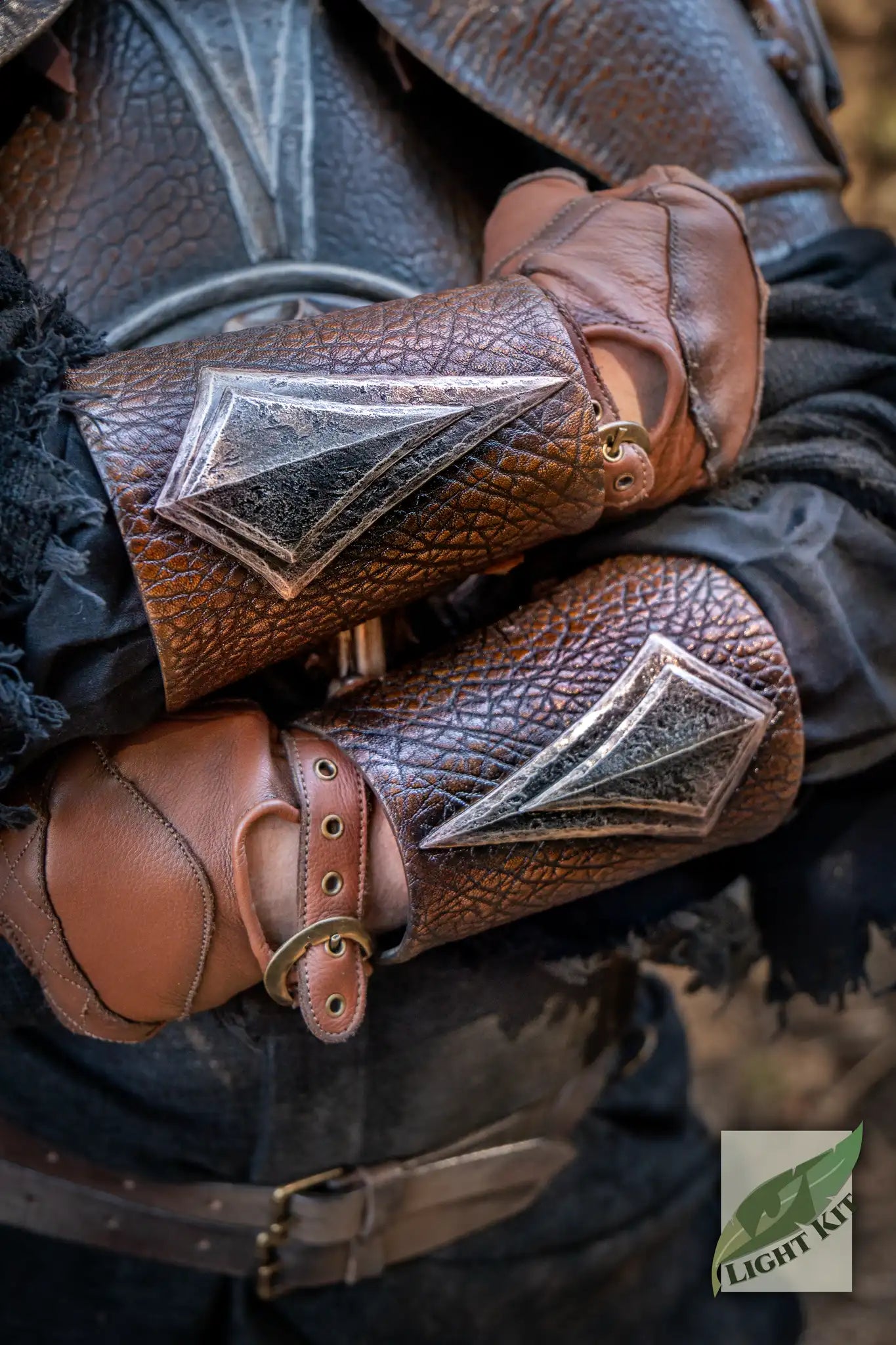 Barbarian Vambraces PU - L/XL