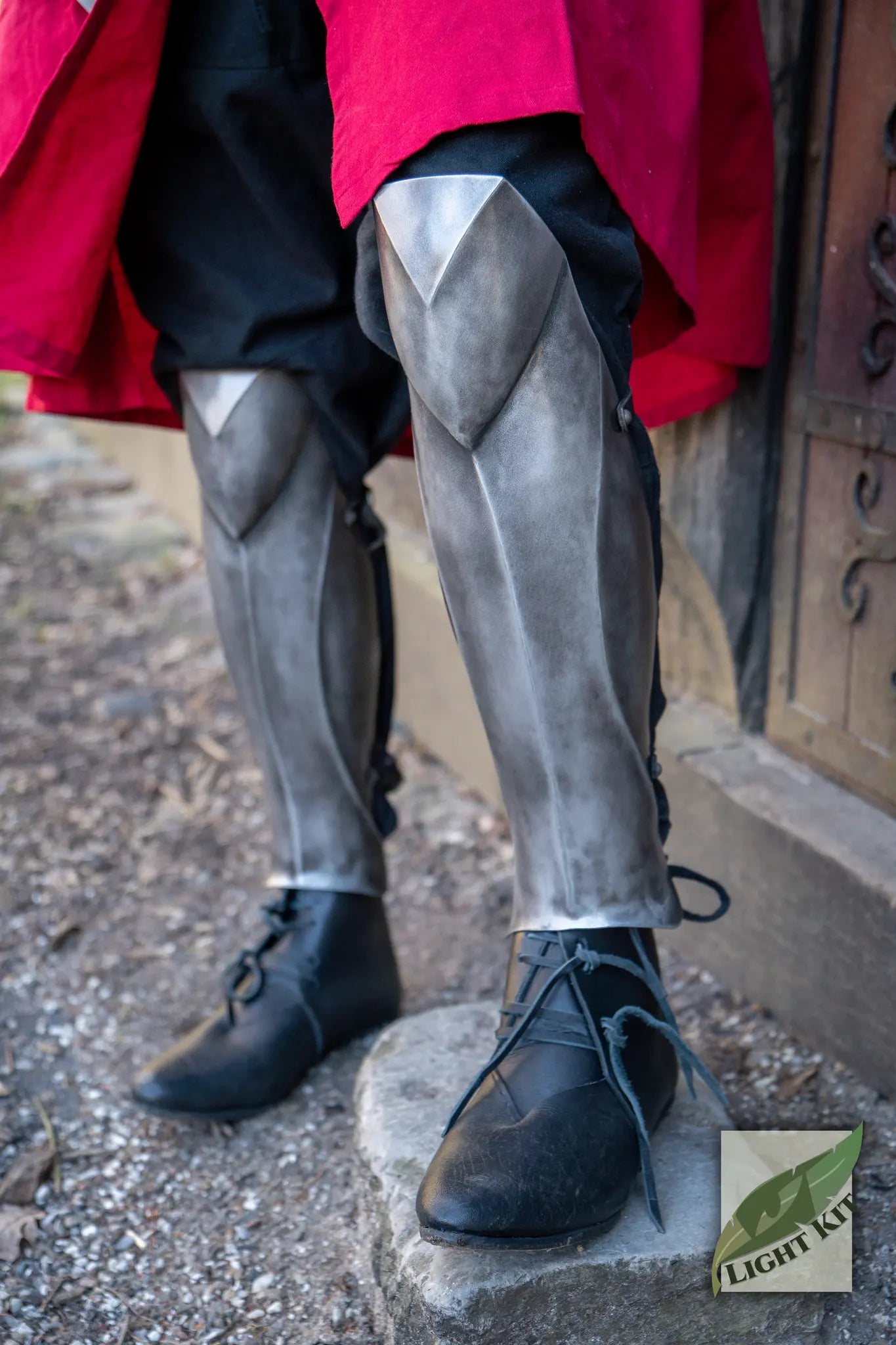 Palace Guard Greaves PU - L/XL