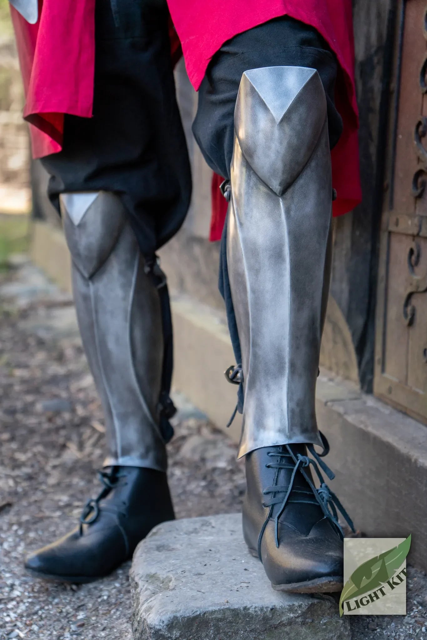 Palace Guard Greaves PU - L/XL