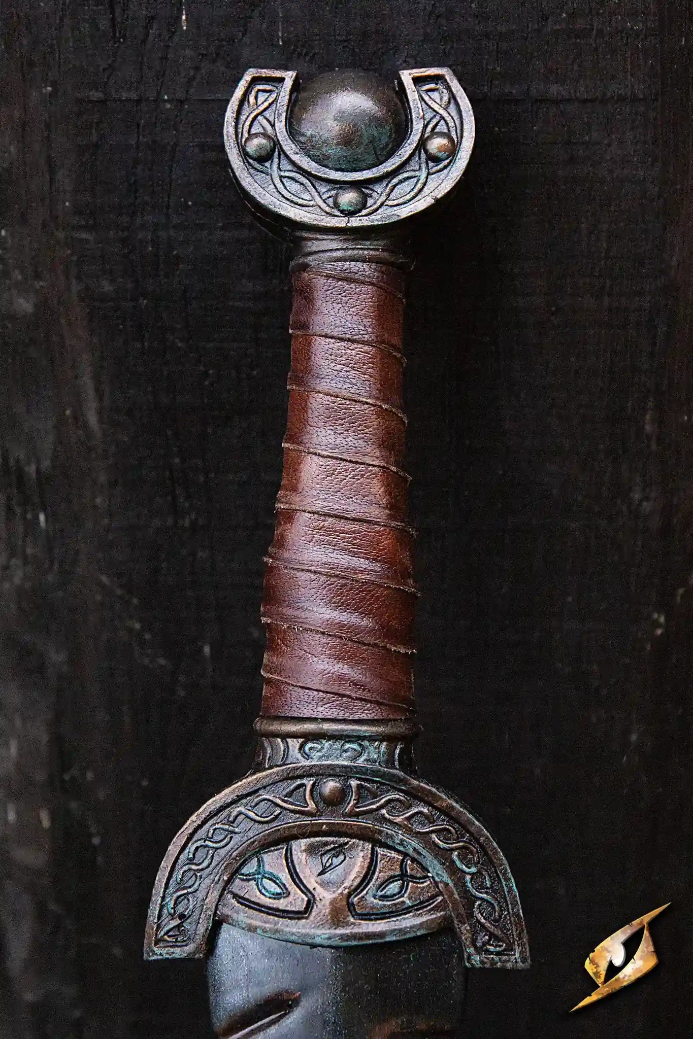Battleworn Celtic Leaf Sword