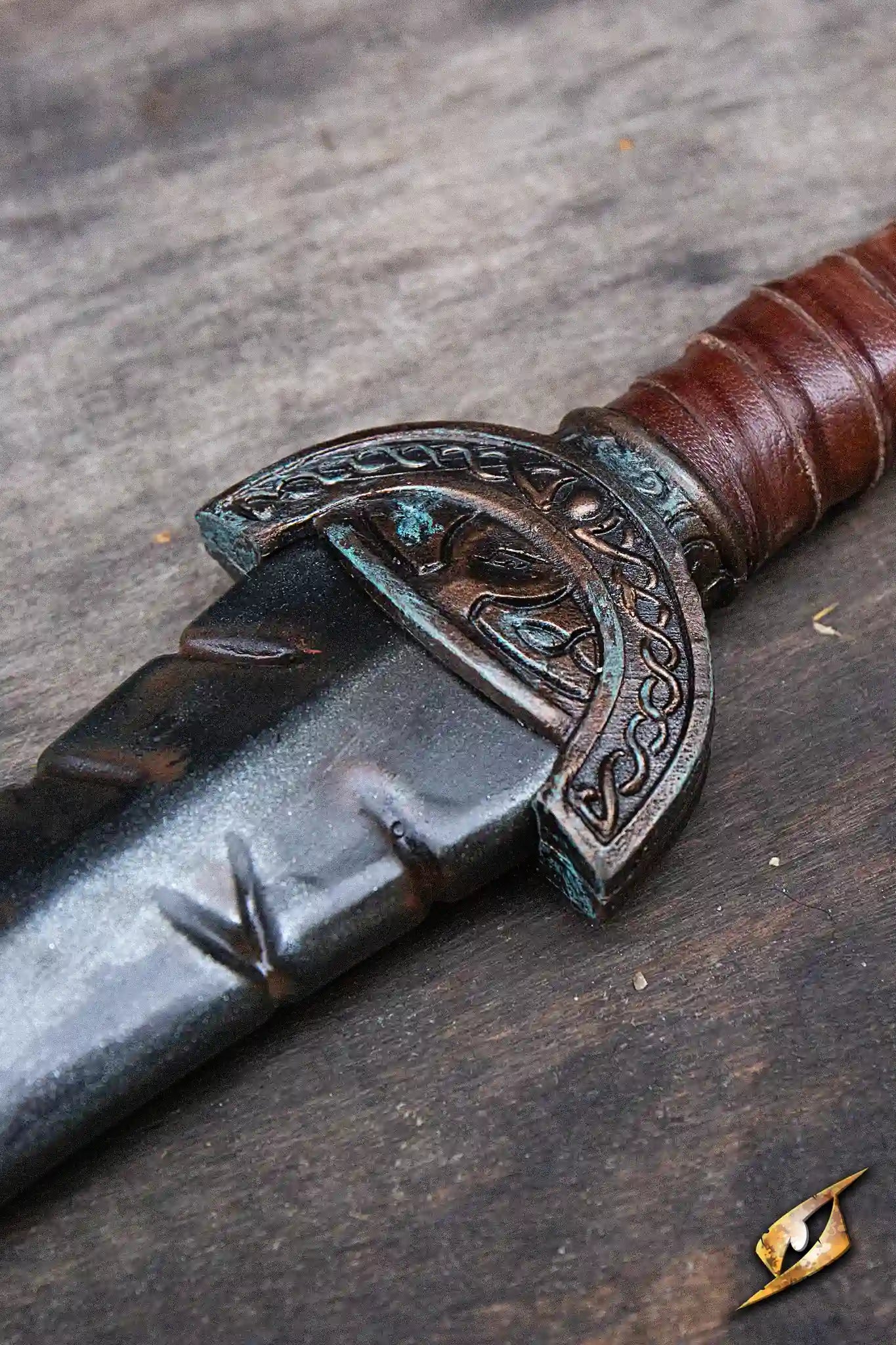 Battleworn Celtic Leaf Sword
