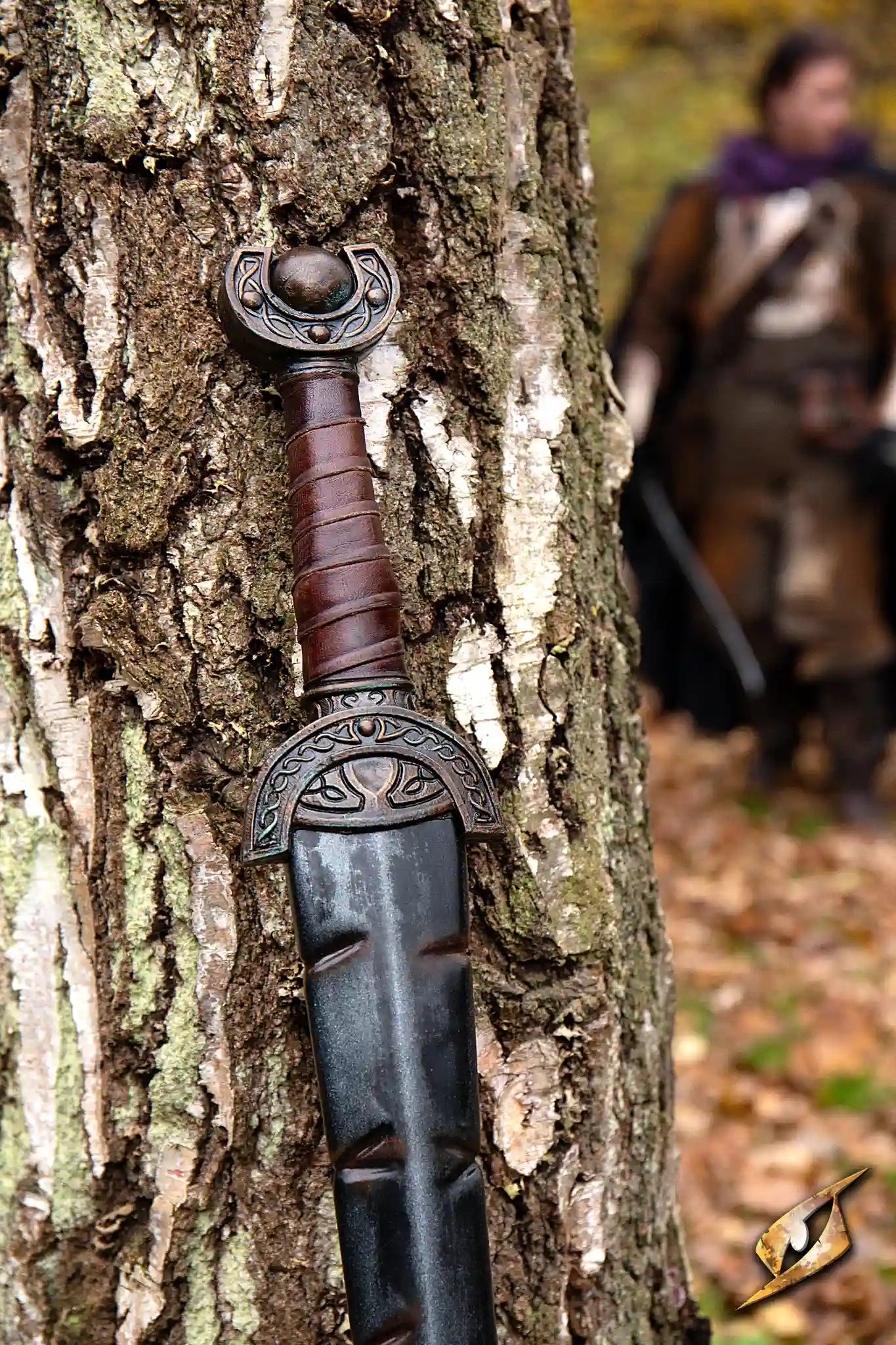 Battleworn Celtic Leaf Sword