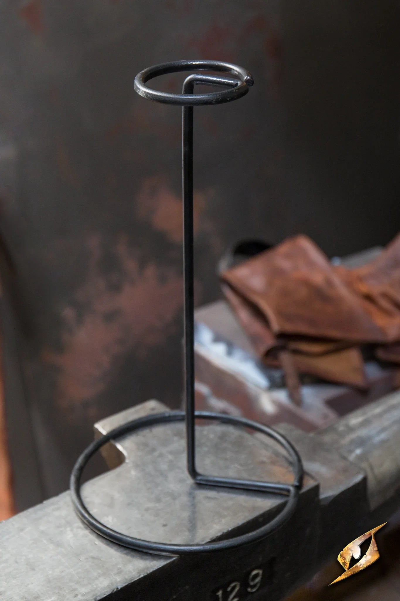 Helmet Stand Metal - Black