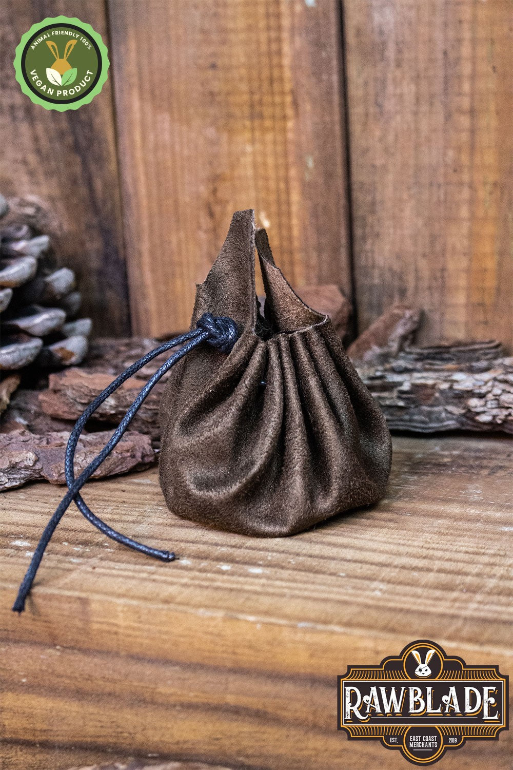 Adventurer's Coin Bag, Leather Free