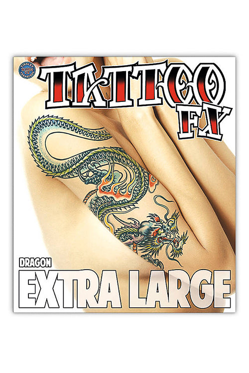 XL Dragon Temporary Tattoo