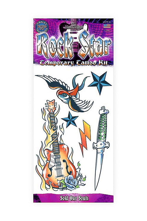 Souls Rock Star Temporary Tattoo Kit