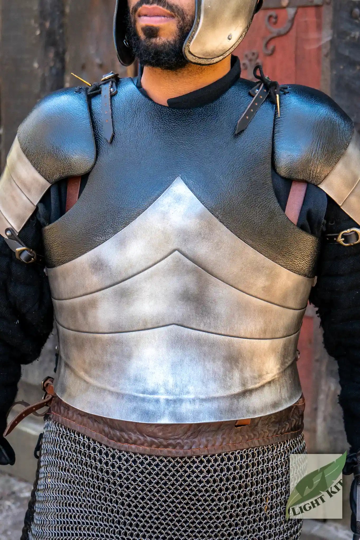 PU Armor Chest made of molded polyurethane with detailed design and ready-to-wear functionality.