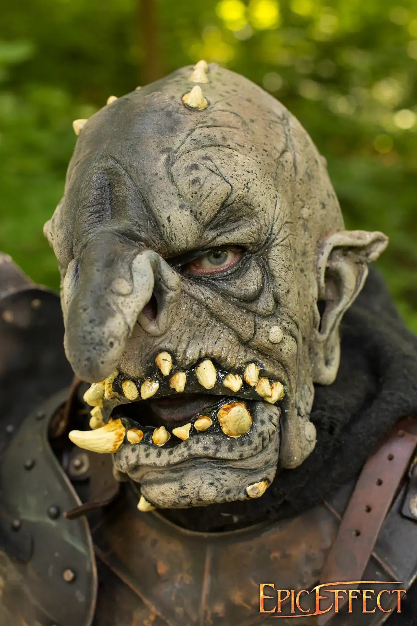 Detailed close-up of a Full Masks orc character showcasing intricate facial features and textures.