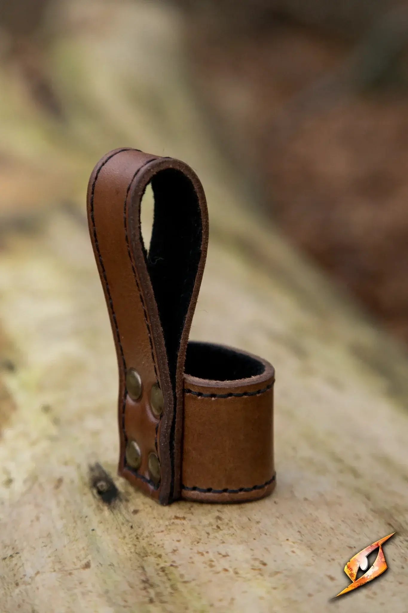 Weapon Holders leather strap designed for secure gear placement during LARPing and cosplay.