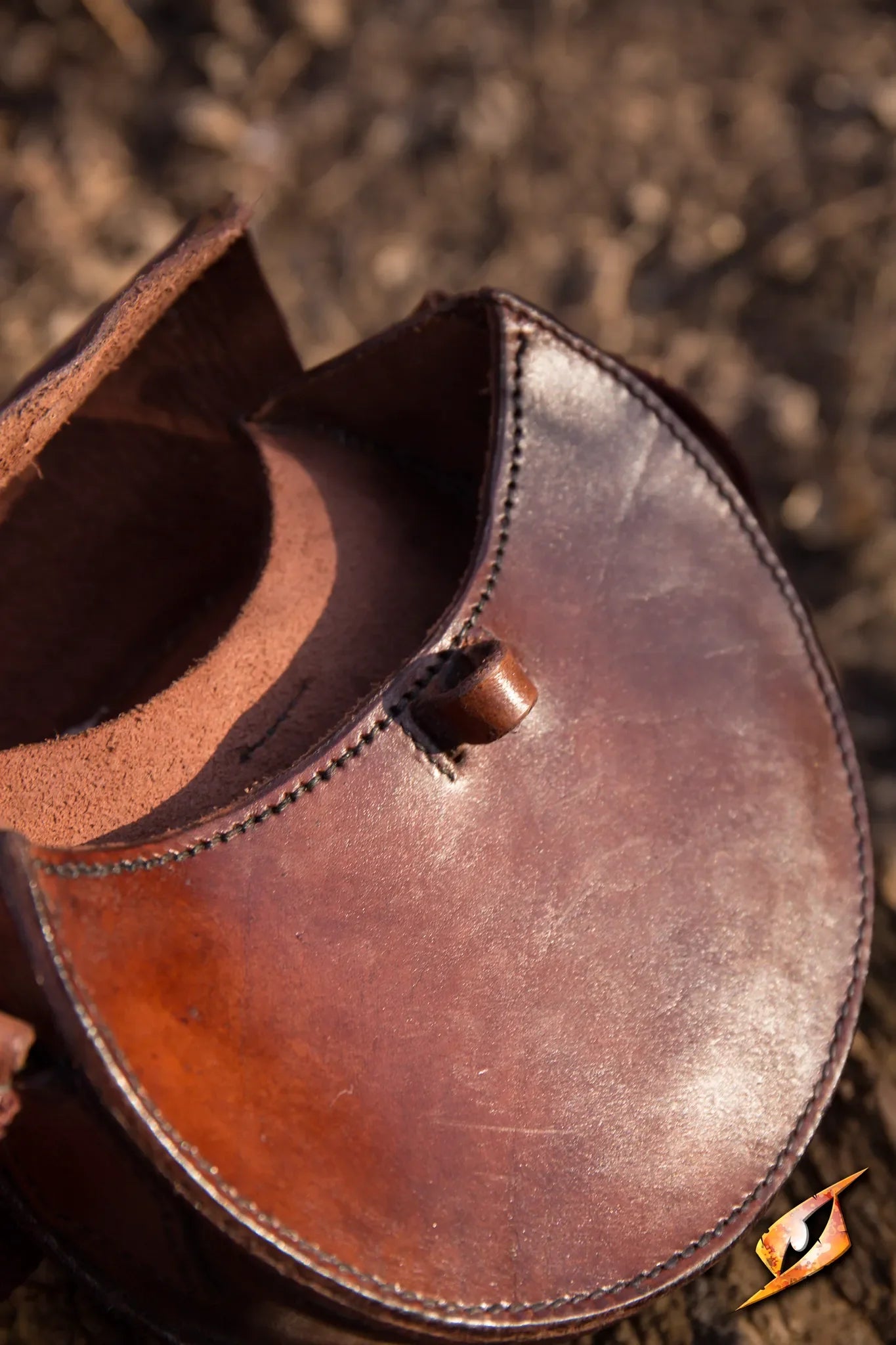 Round Leather Bag