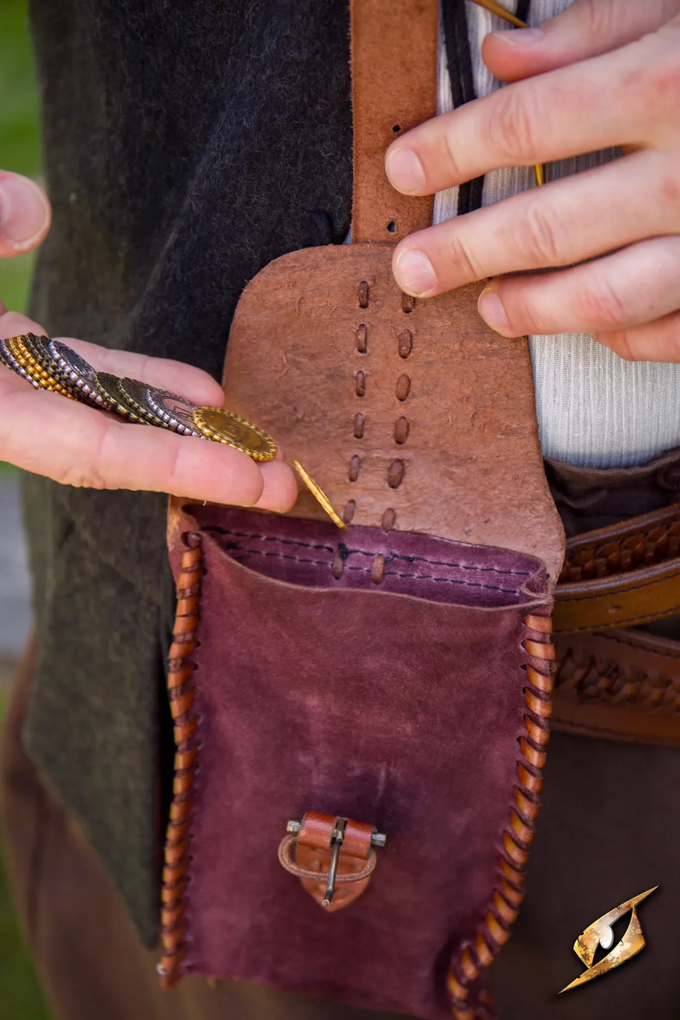 Merchant Suede Bag