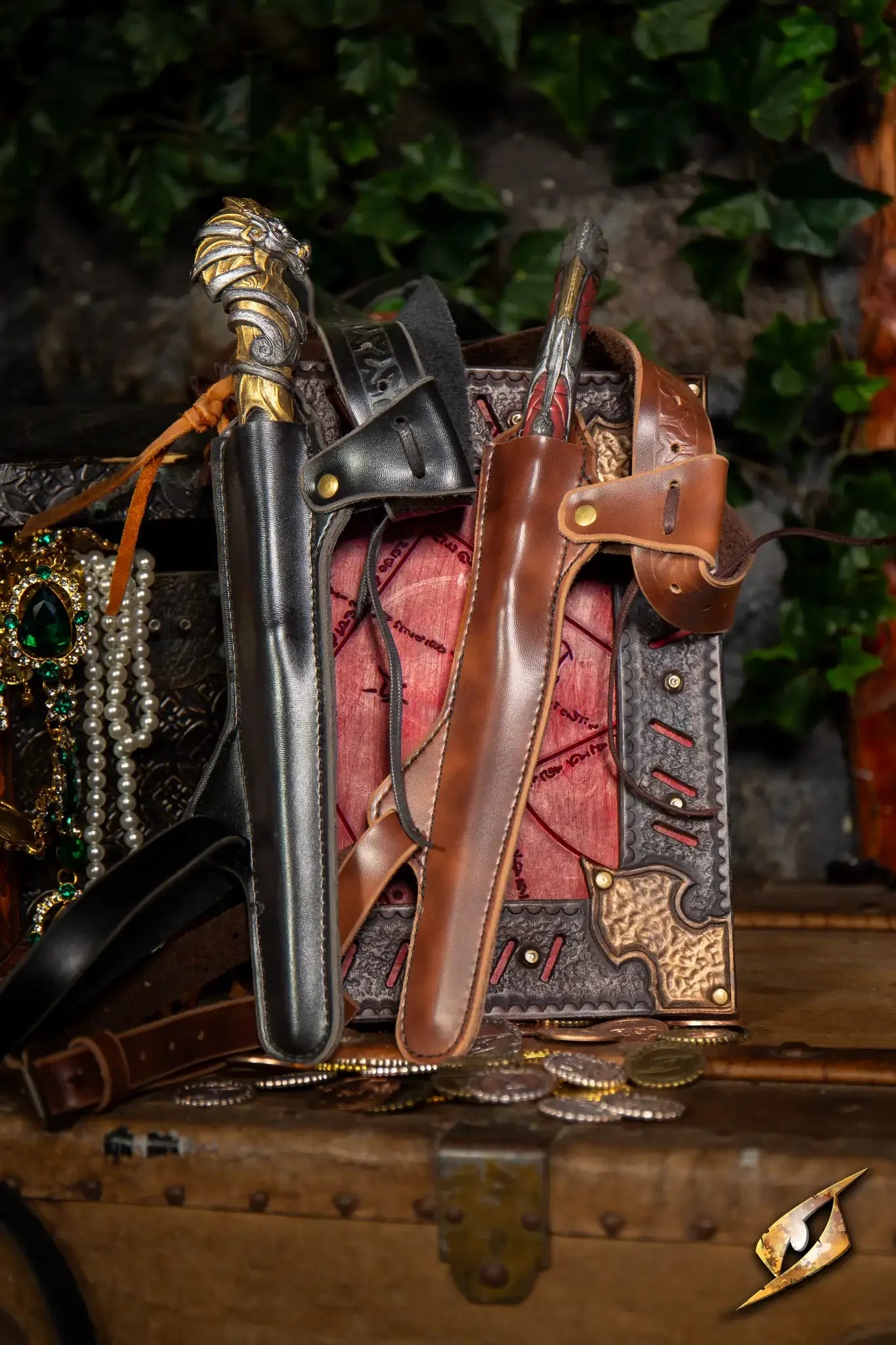 Wand Shoulder Holster - Faux Leather