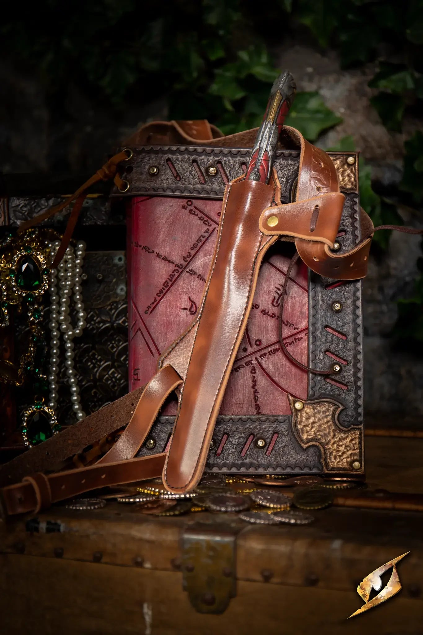 Wand Shoulder Holster - Faux Leather
