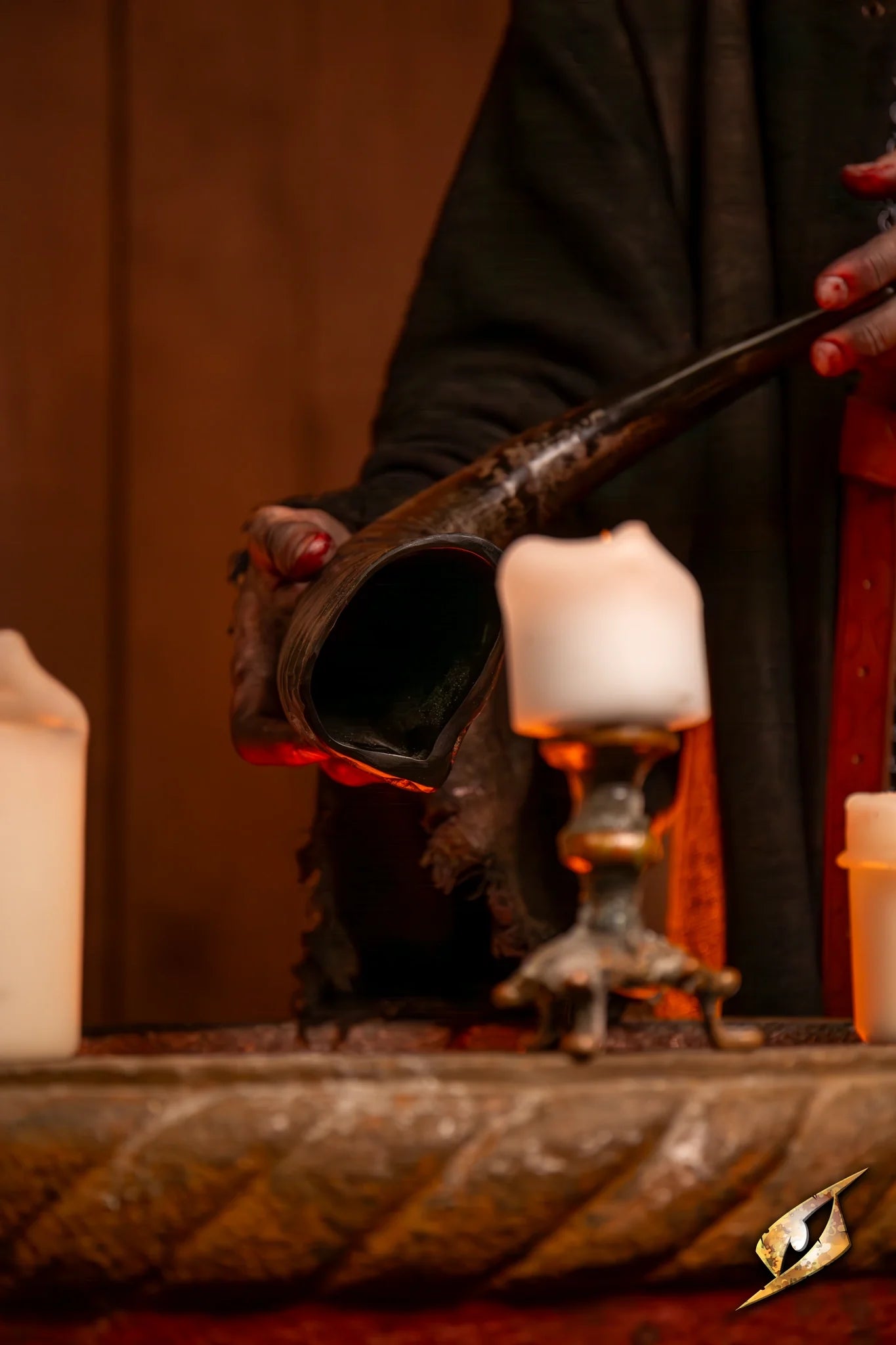 Ritualistic Drinking Horn