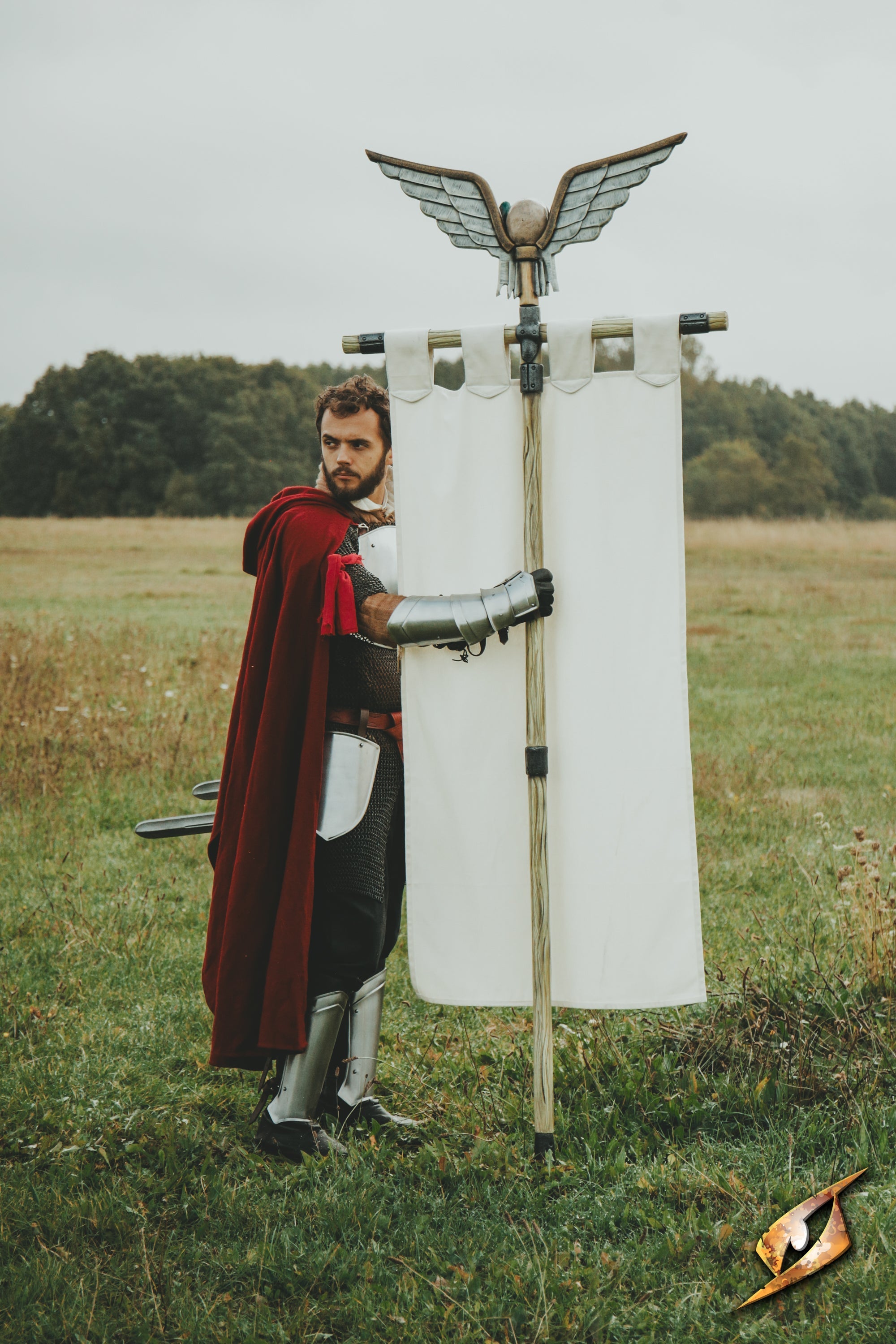 Complete Battle Standard Set - Winged Skull Top