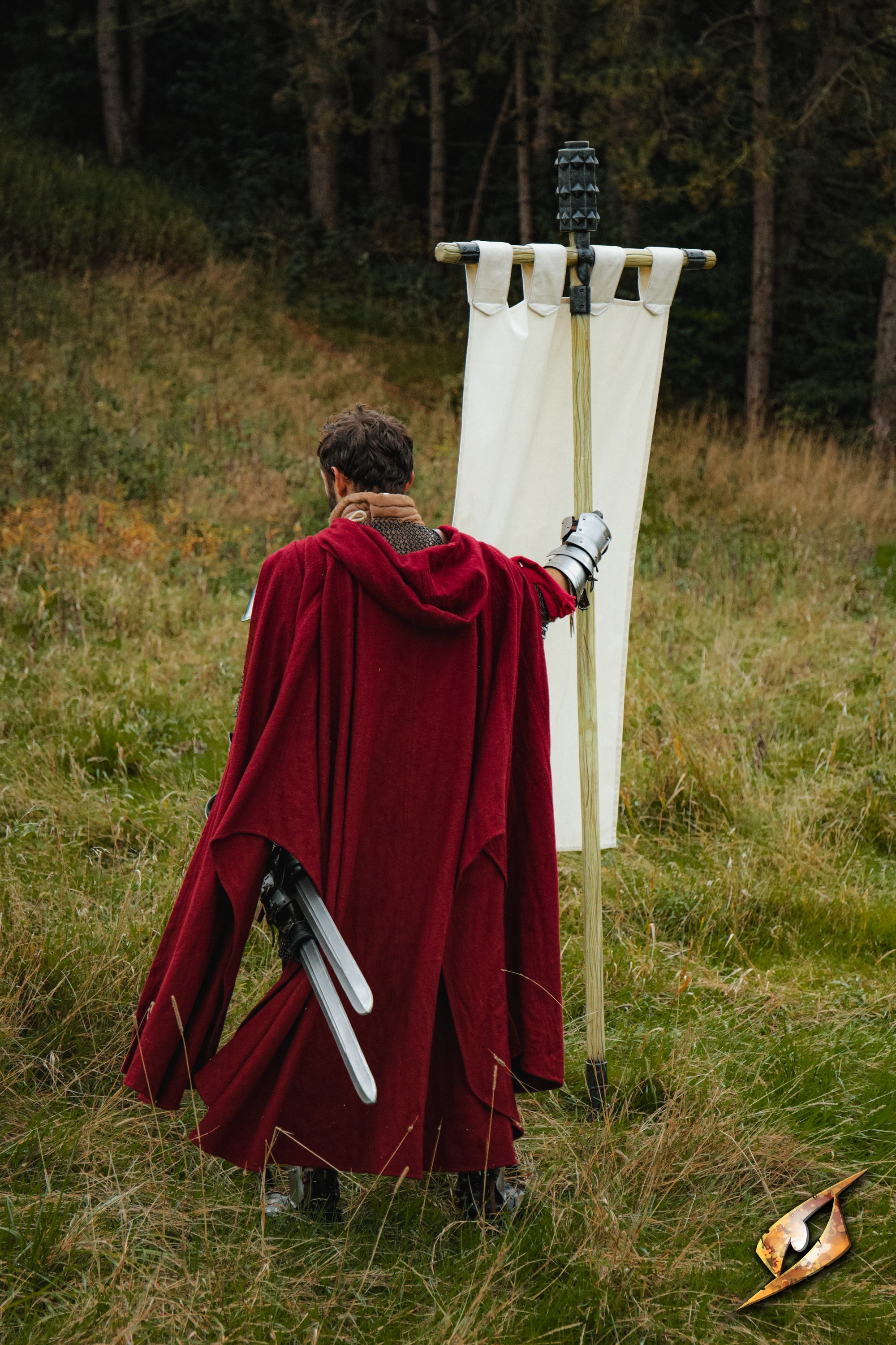 Complete Battle Standard Set - Spiked Mace Top