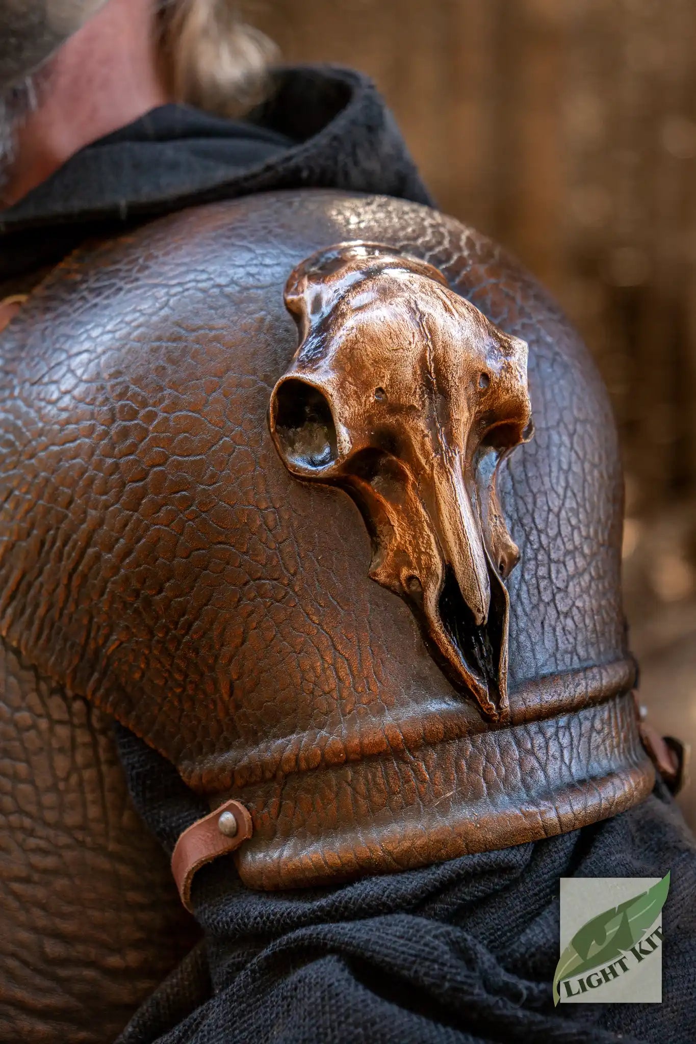 Barbarian Pauldrons PU - One size