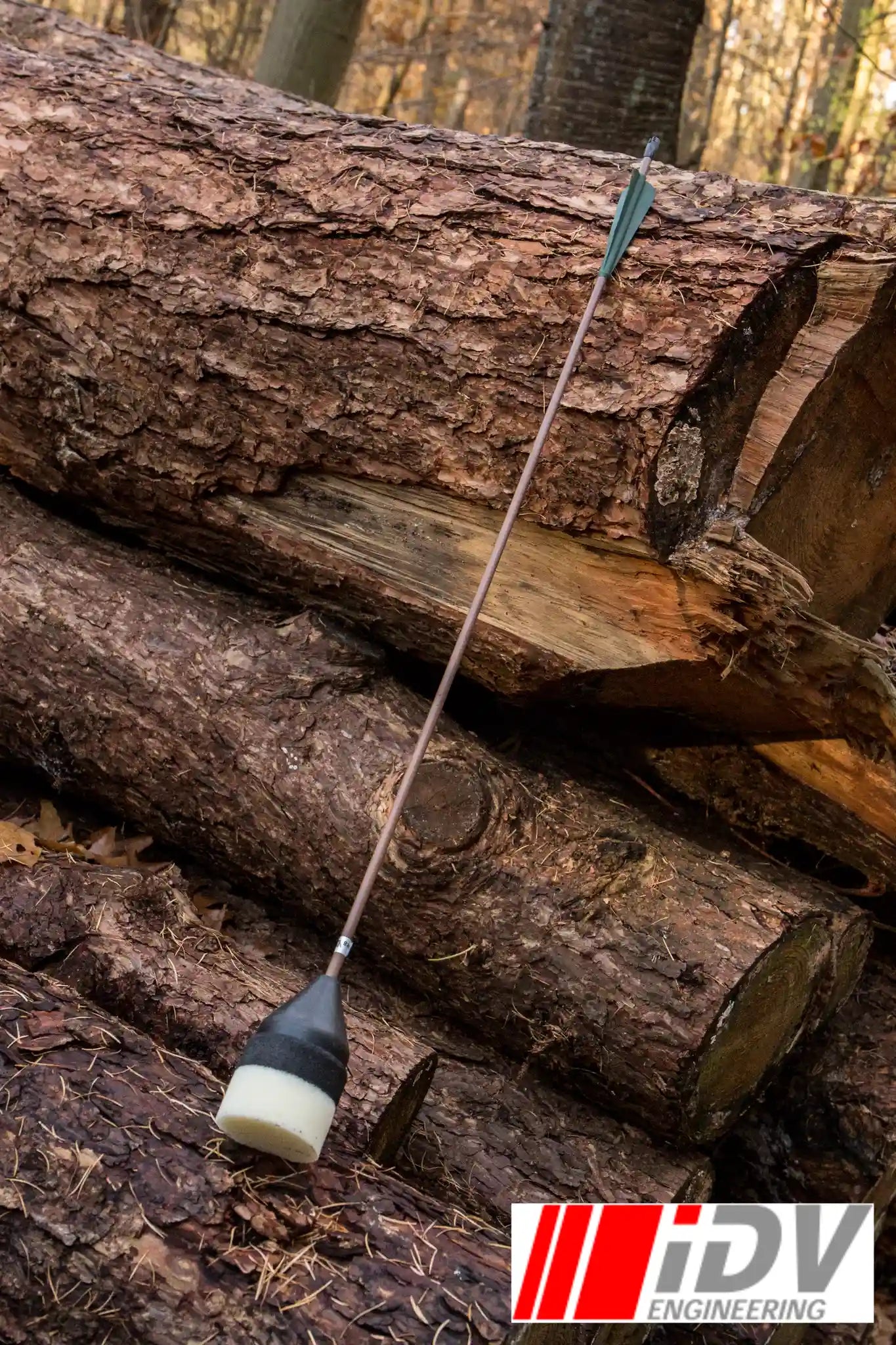 Arrow - Flat Head - Brown Shaft