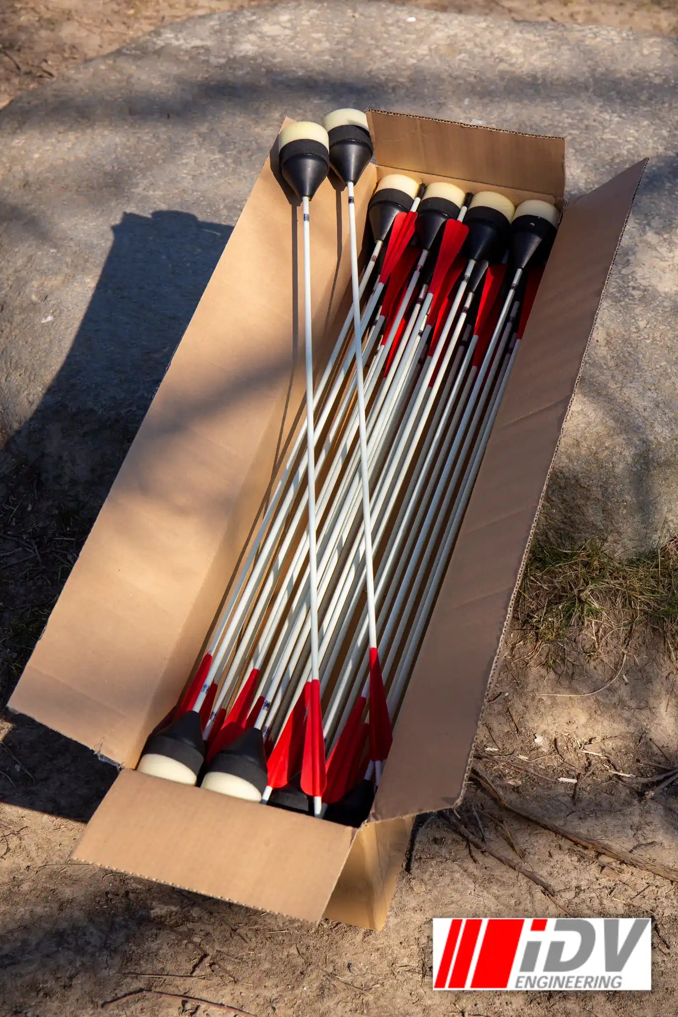 Arrow - Flat Head - White Shaft