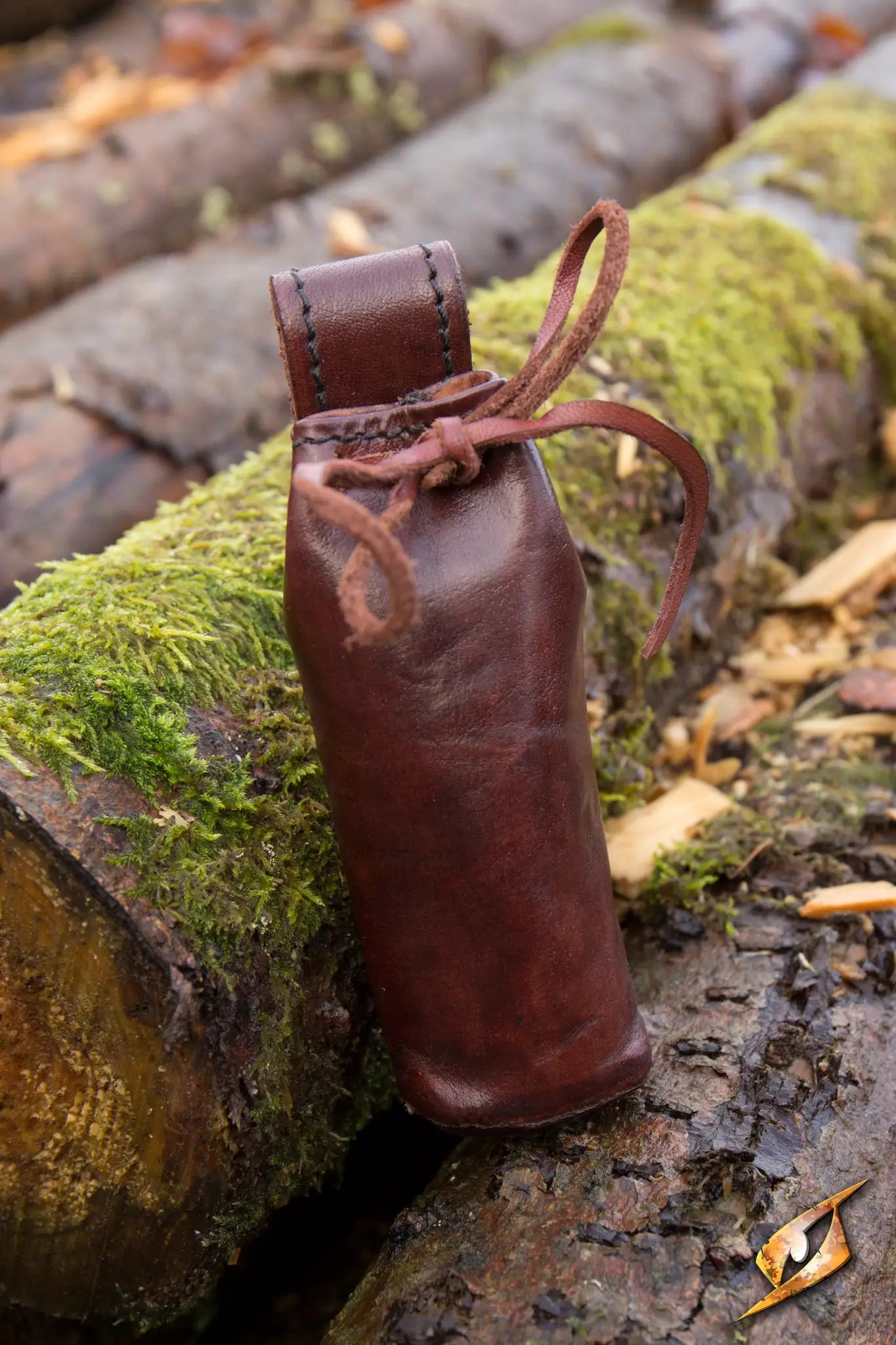 Telescope With Leather Pouch - Brass