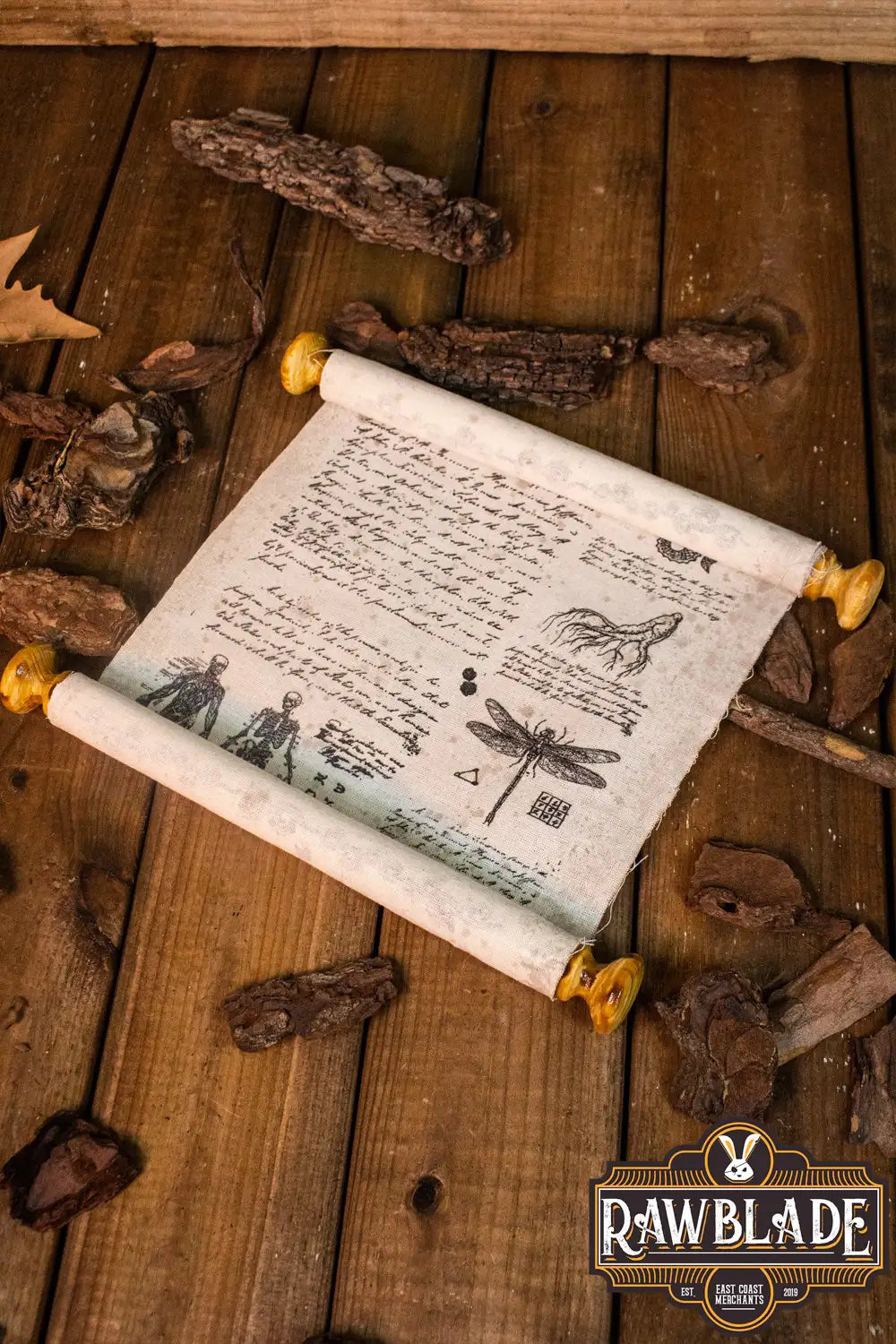 Scholar Scroll With Leather Strap