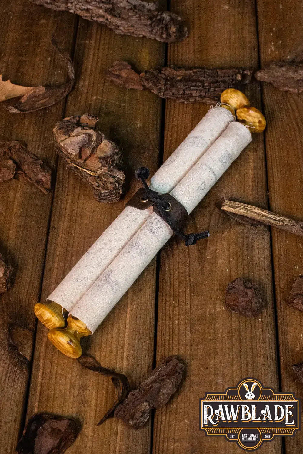 Scholar Scroll With Leather Strap