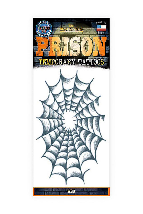 Web Temporary Prison Tattoo